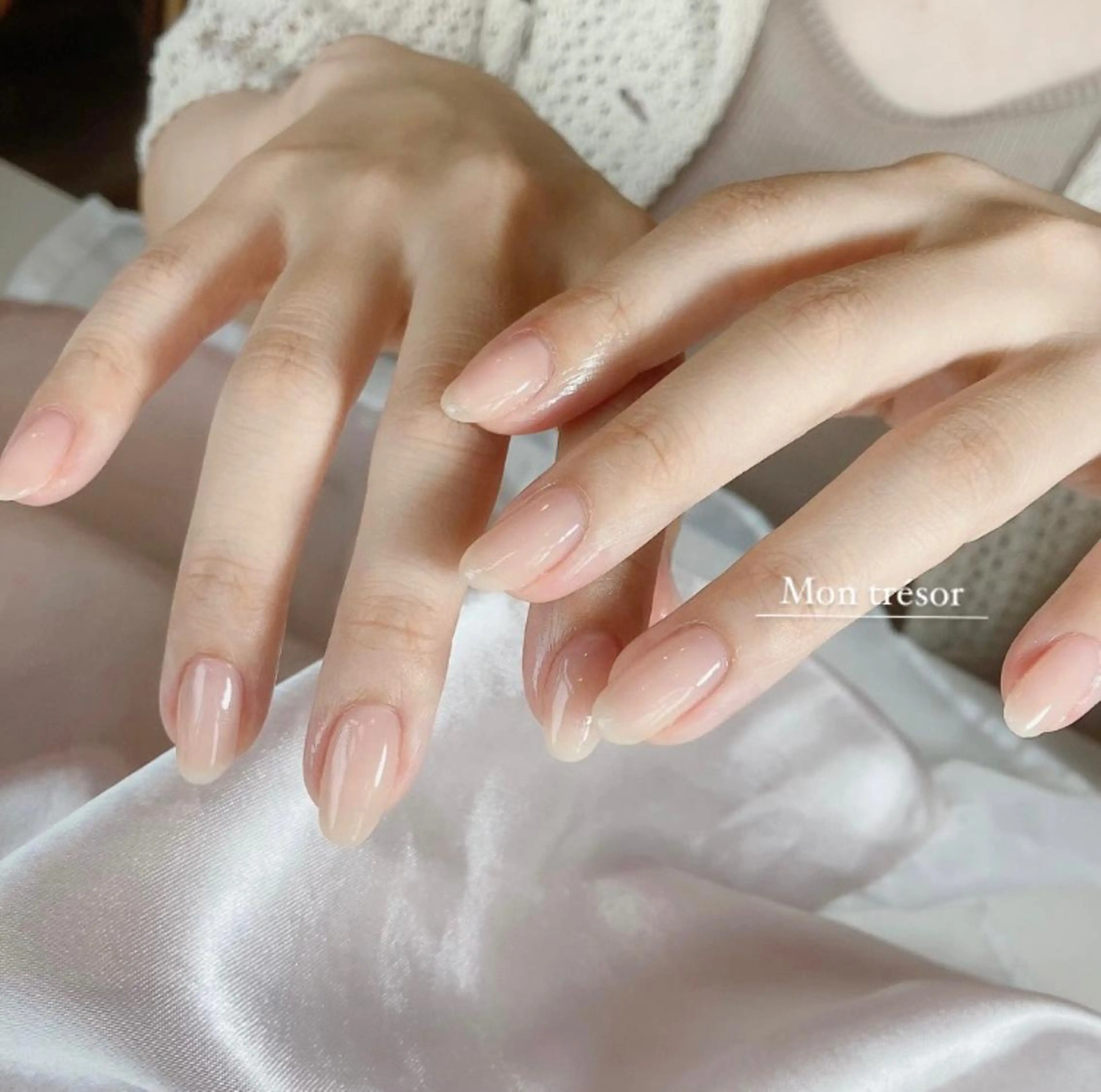 ネイル ワンカラーネイル ハンドネイル Mon trésor所属・Montrésor 名古屋ネイルサロンのネイルデザイン