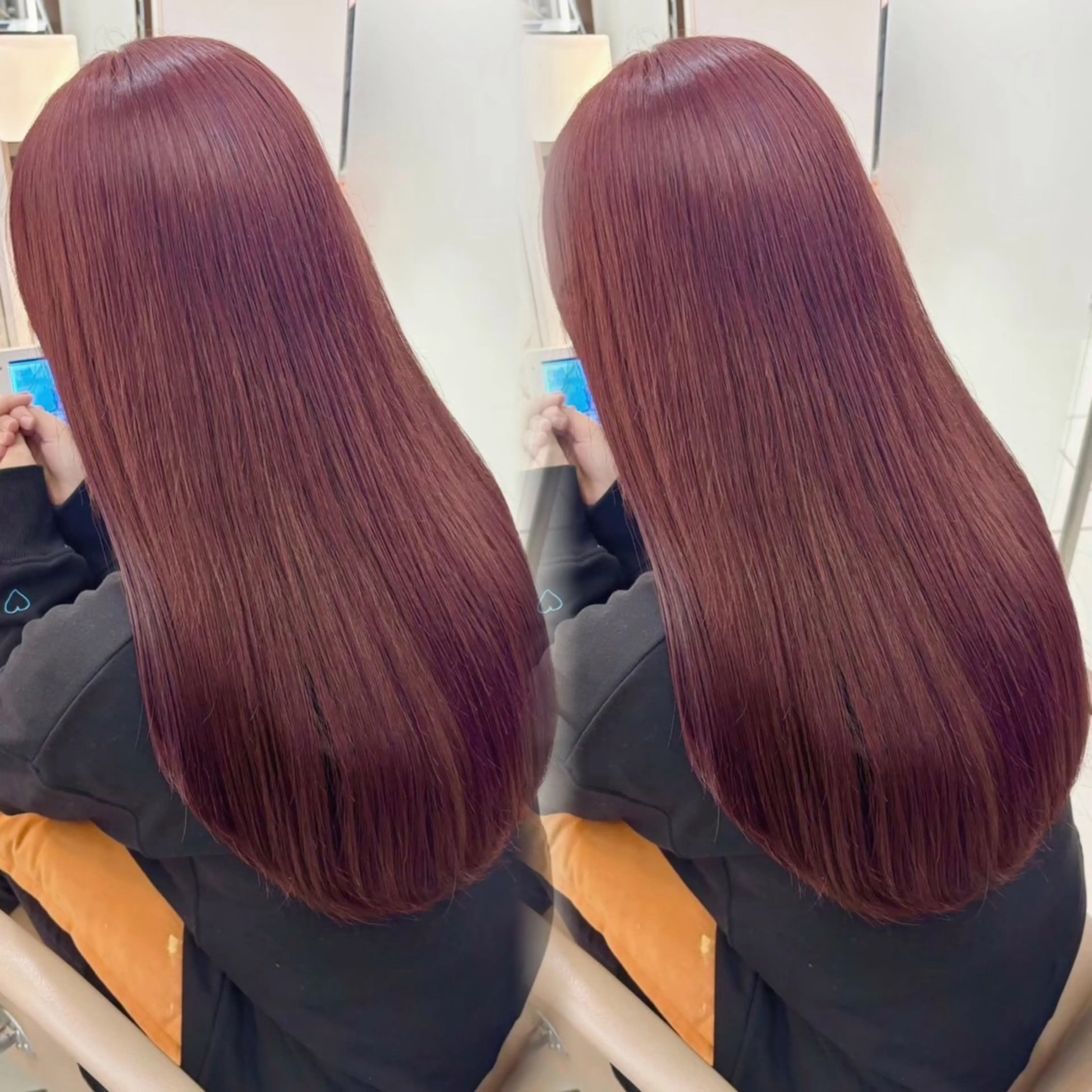 ロング カラー 透明感カラー ヘアカラー トリートメント 横浜 エクステ🎀/ カラー🌙┊︎もものヘアスタイル