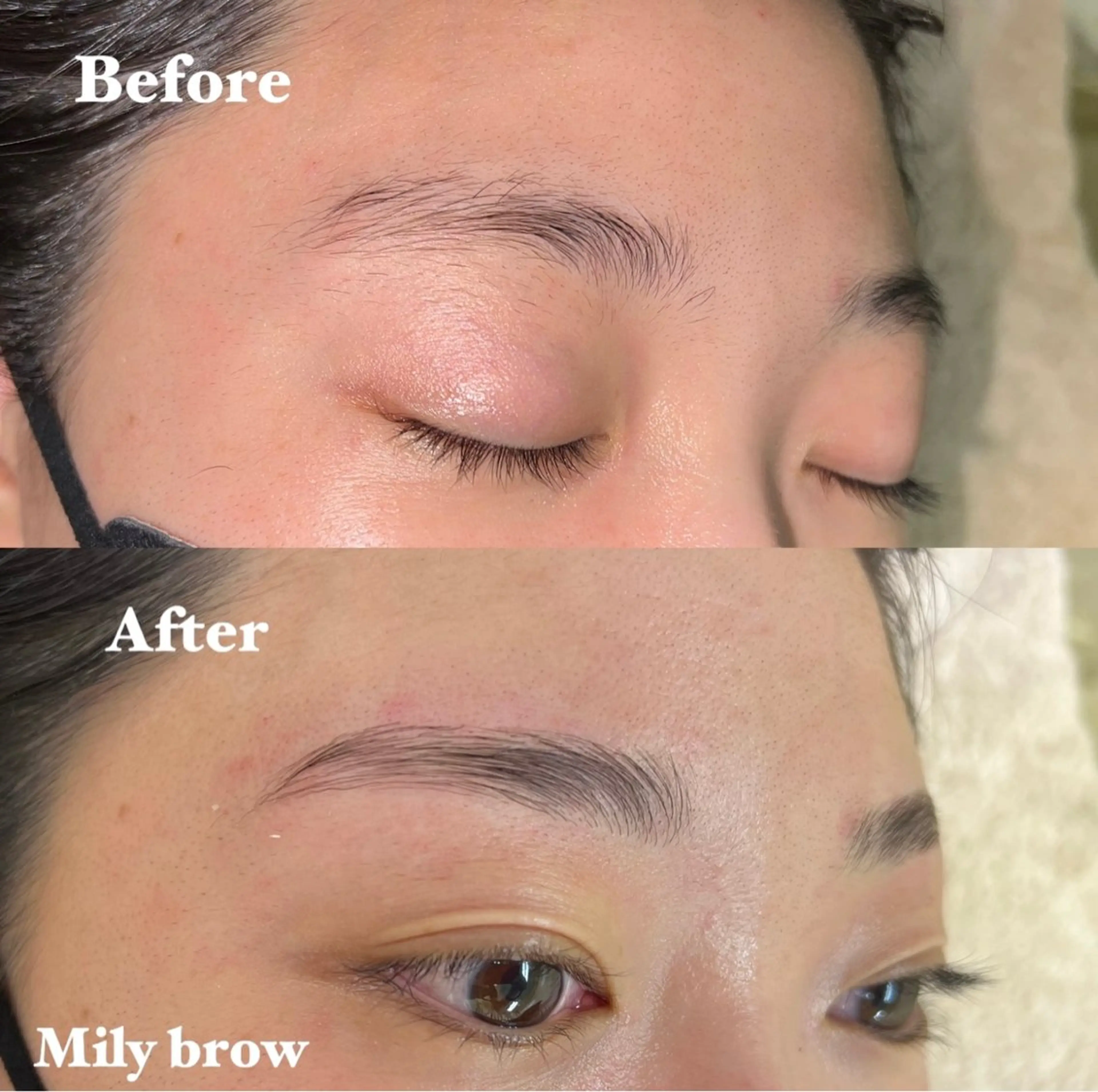 パーマ マツエク・マツパ アイブロウ ナチュラル 卒業式のヘアスタイル 眉毛/美肌の専門店 Mily🍒ミウィの眉毛・アイブロウイメージ
