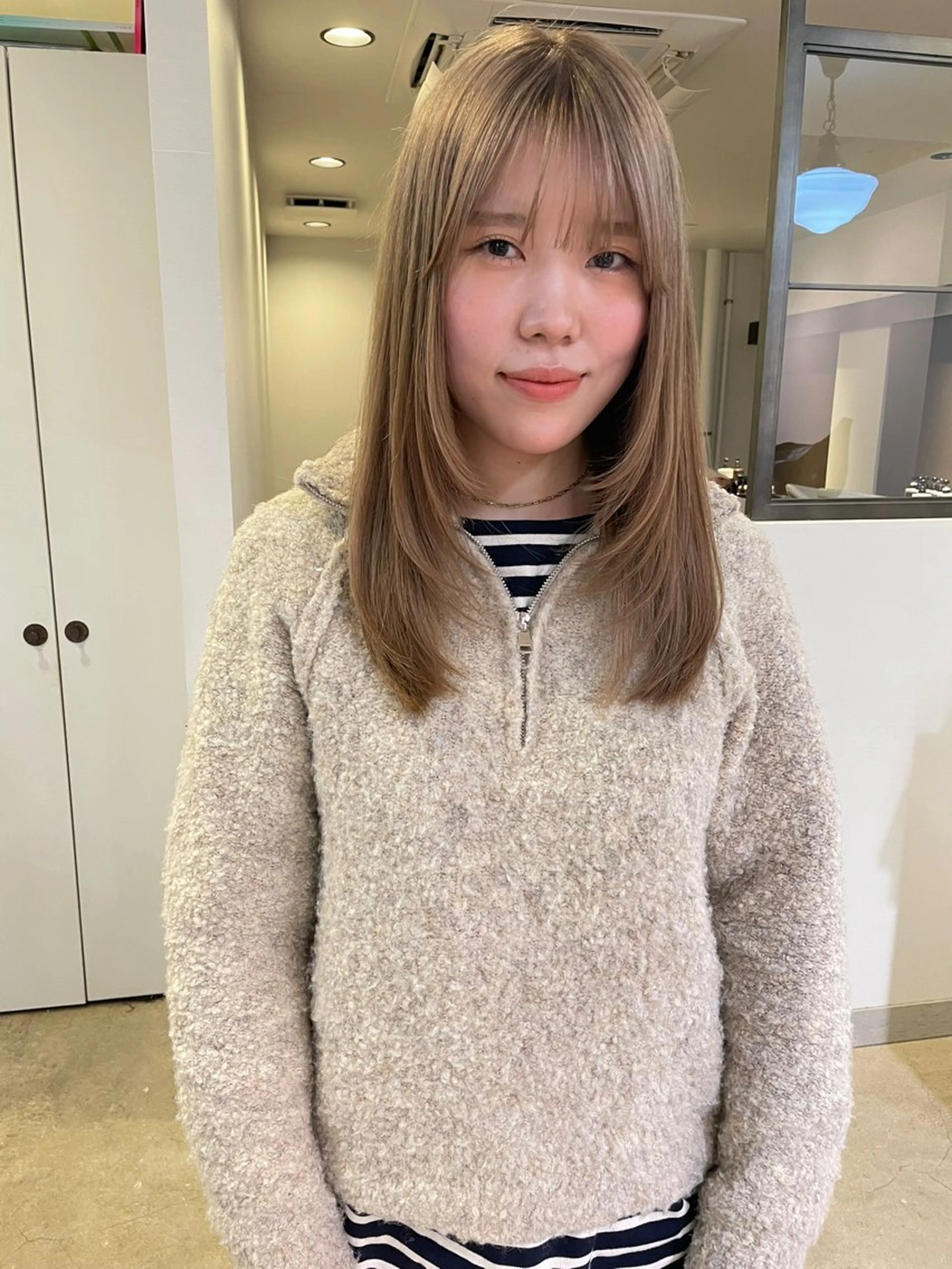 カラー ヘアカラー 🎗️ブリーチ 🎗️ダブルカラーのヘアスタイル