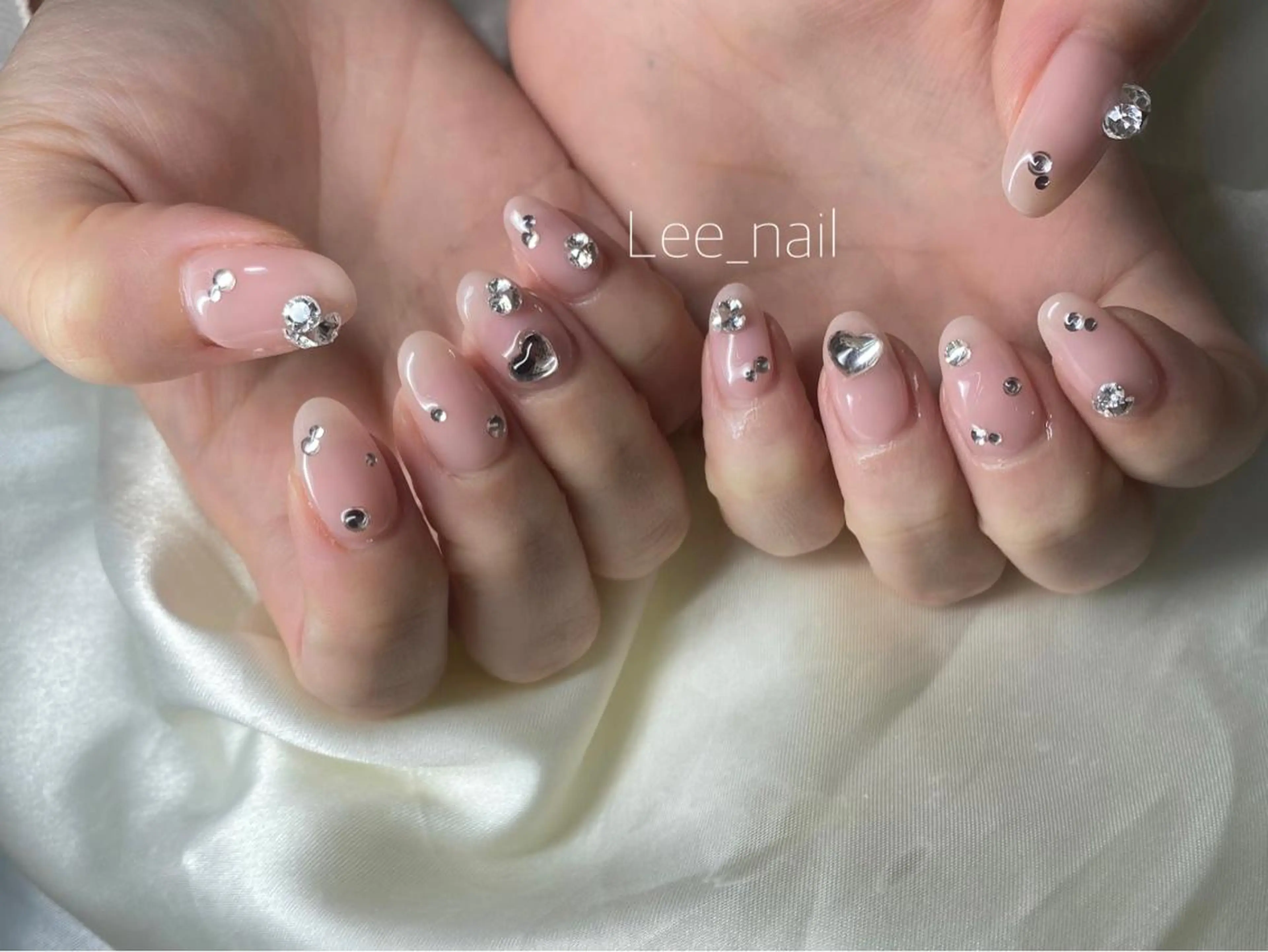 ネイル 韓国ネイル ワンホンネイル ハンドネイル Lee_ nailのネイルデザイン