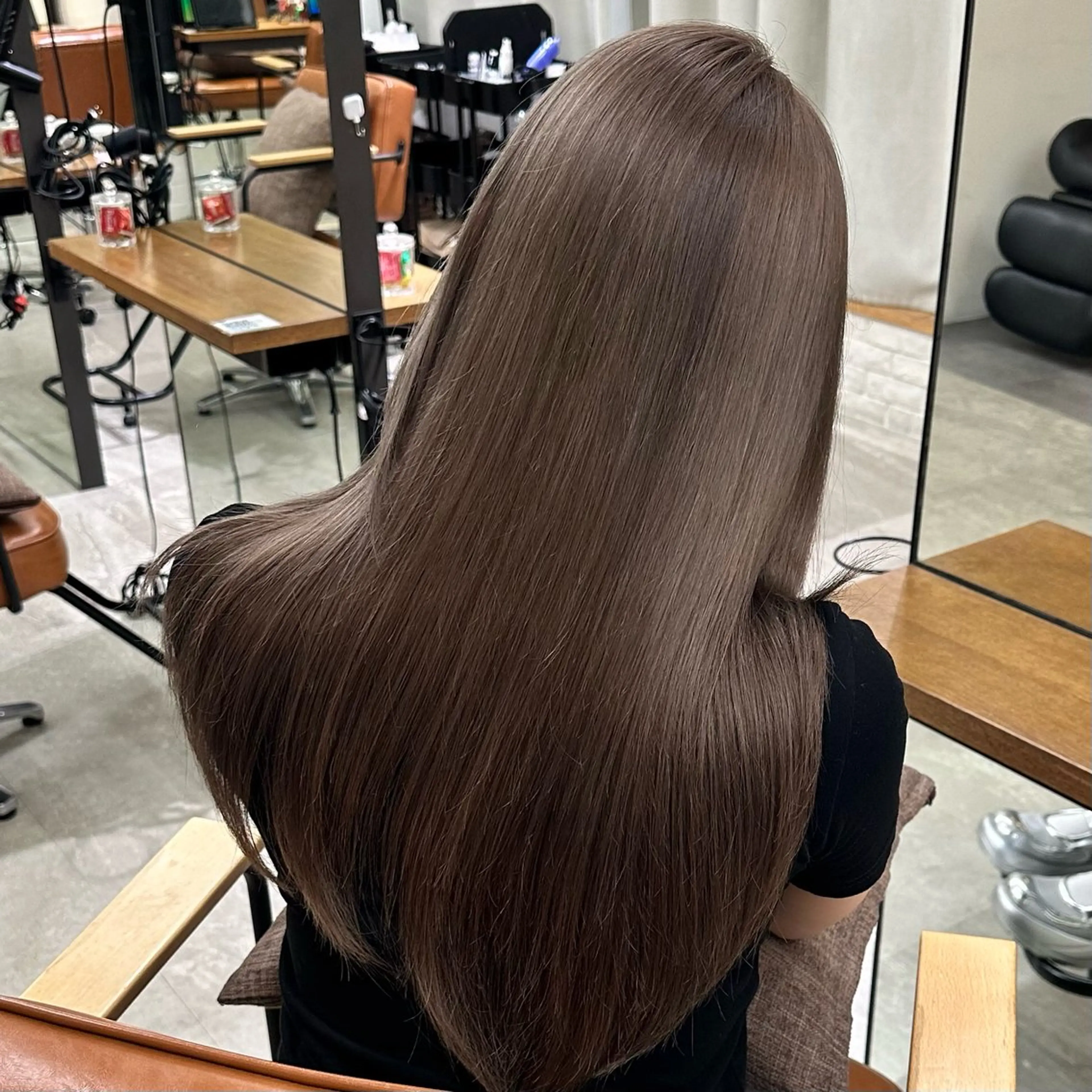 ロング 美髪縮毛矯正／ツヤ 髪カラー🫧つばさのヘアスタイル