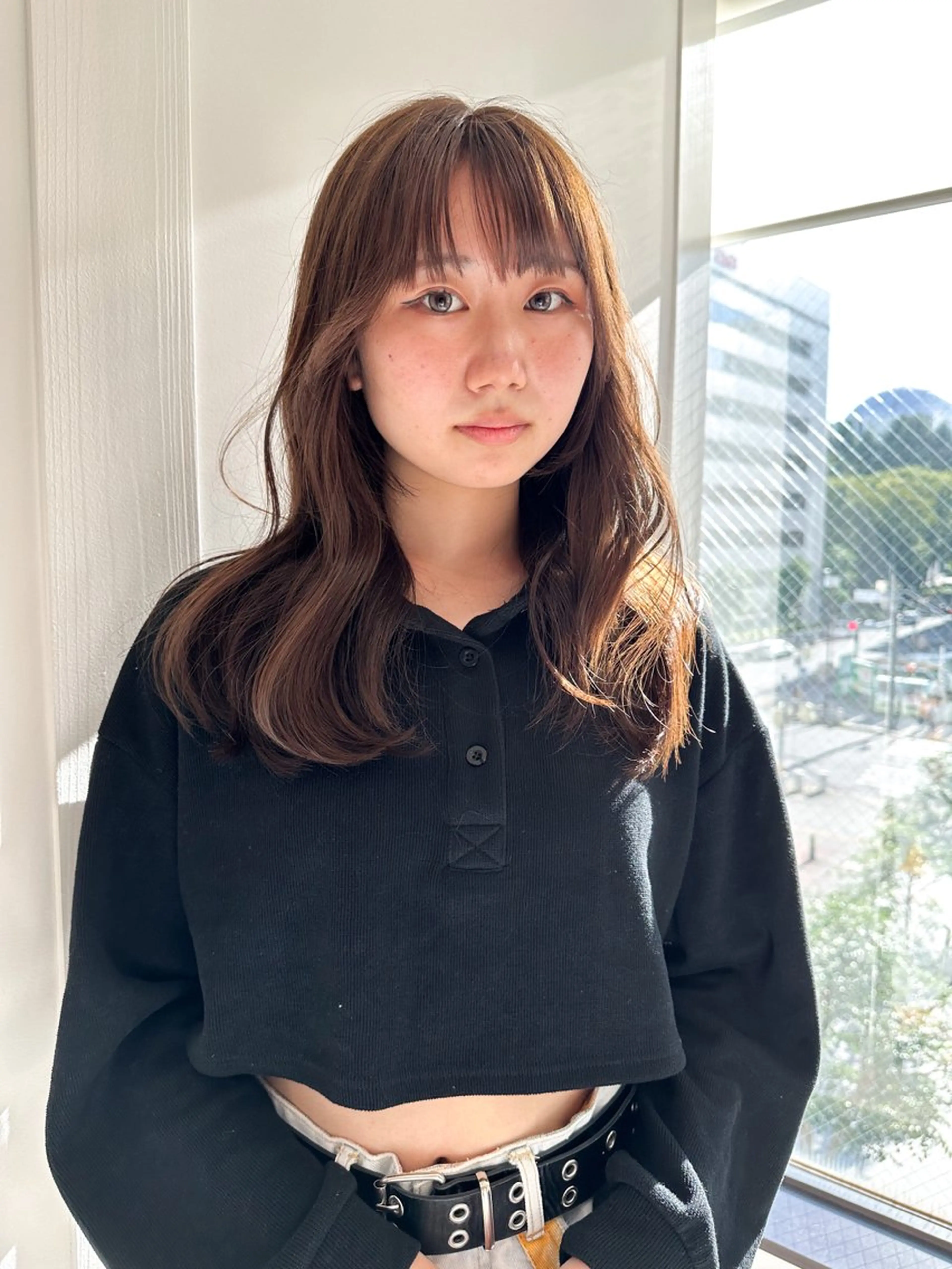 セミロング カット ヘアカラー トリートメント ショート/レイヤー/ ボブ/安本和史のヘアスタイル