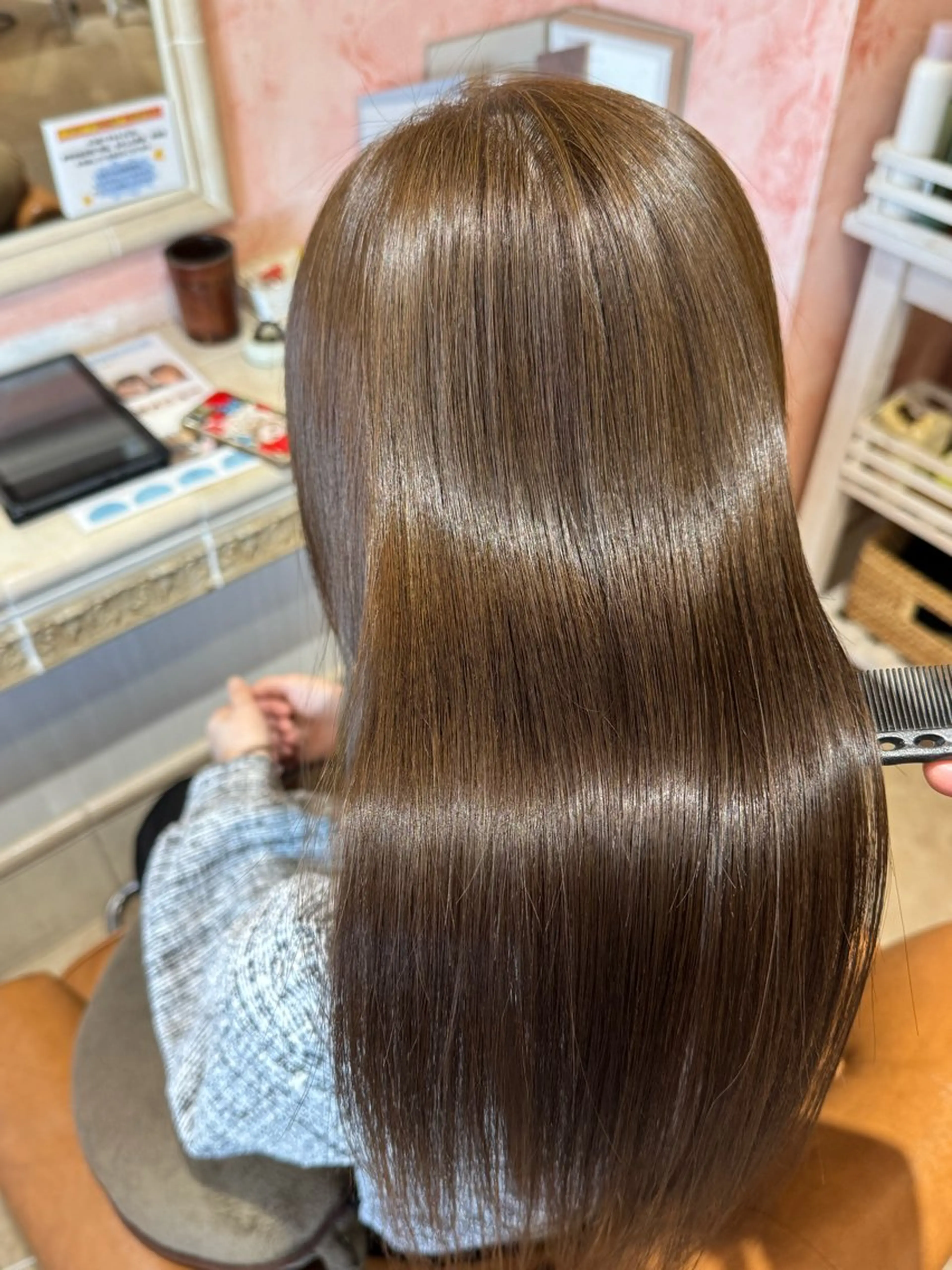 セミロング 髪質改善 髪質改善/店長/ 稲葉史泰のヘアスタイル