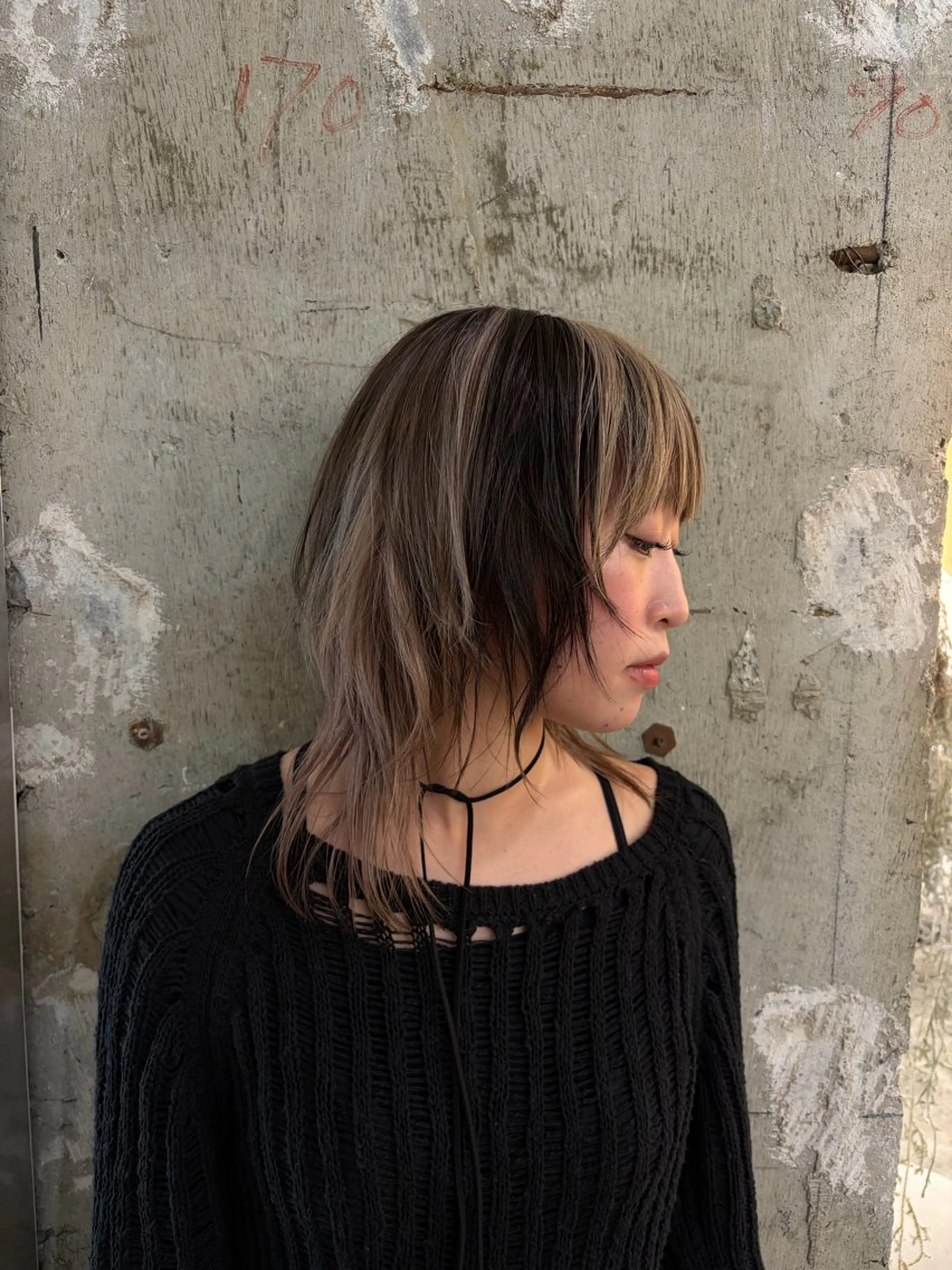 ミディアム カラー ヘアアレンジ 渡邉 舞のヘアスタイル