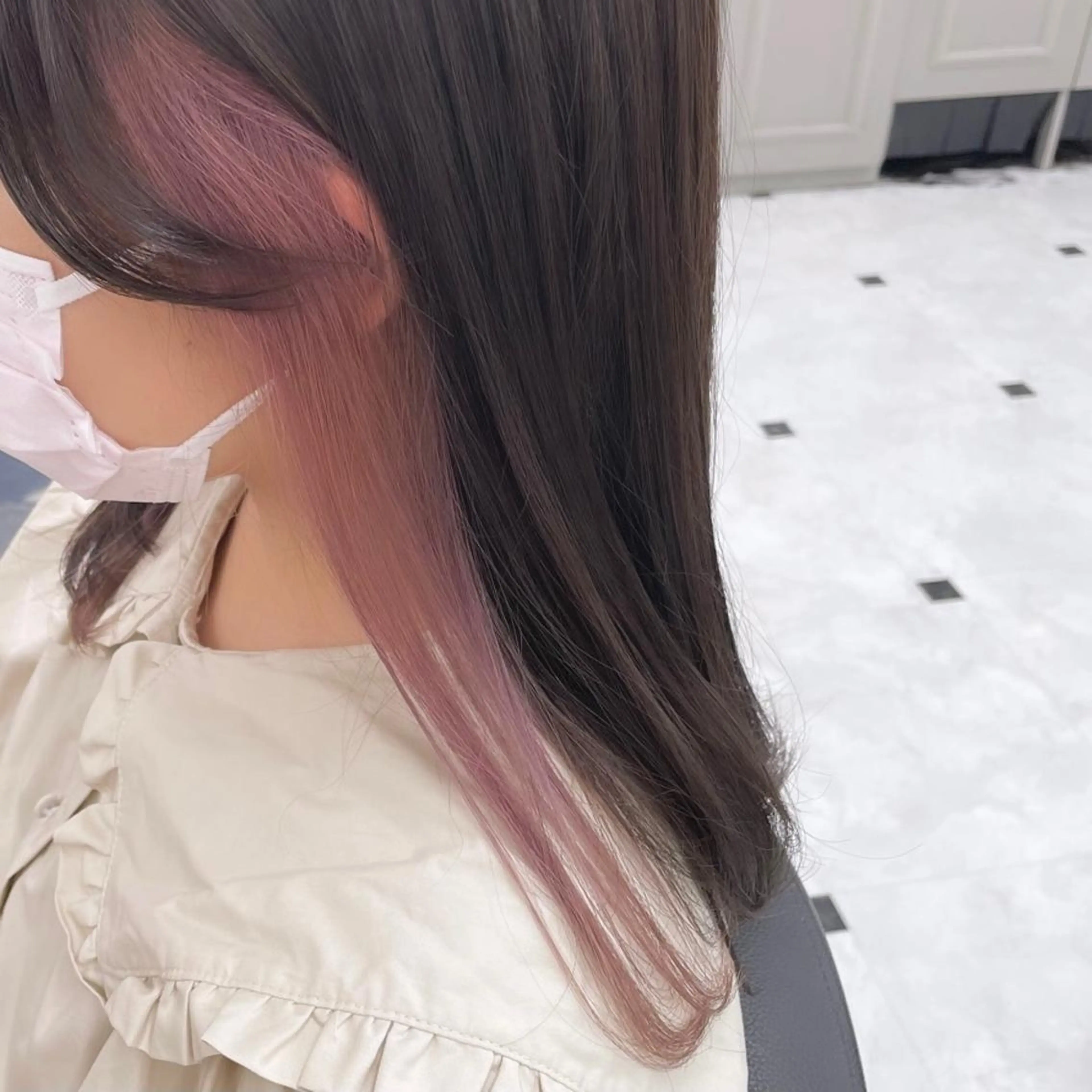 セミロング カラー 🩰透明感カラー♡ UTA🩰のヘアスタイル