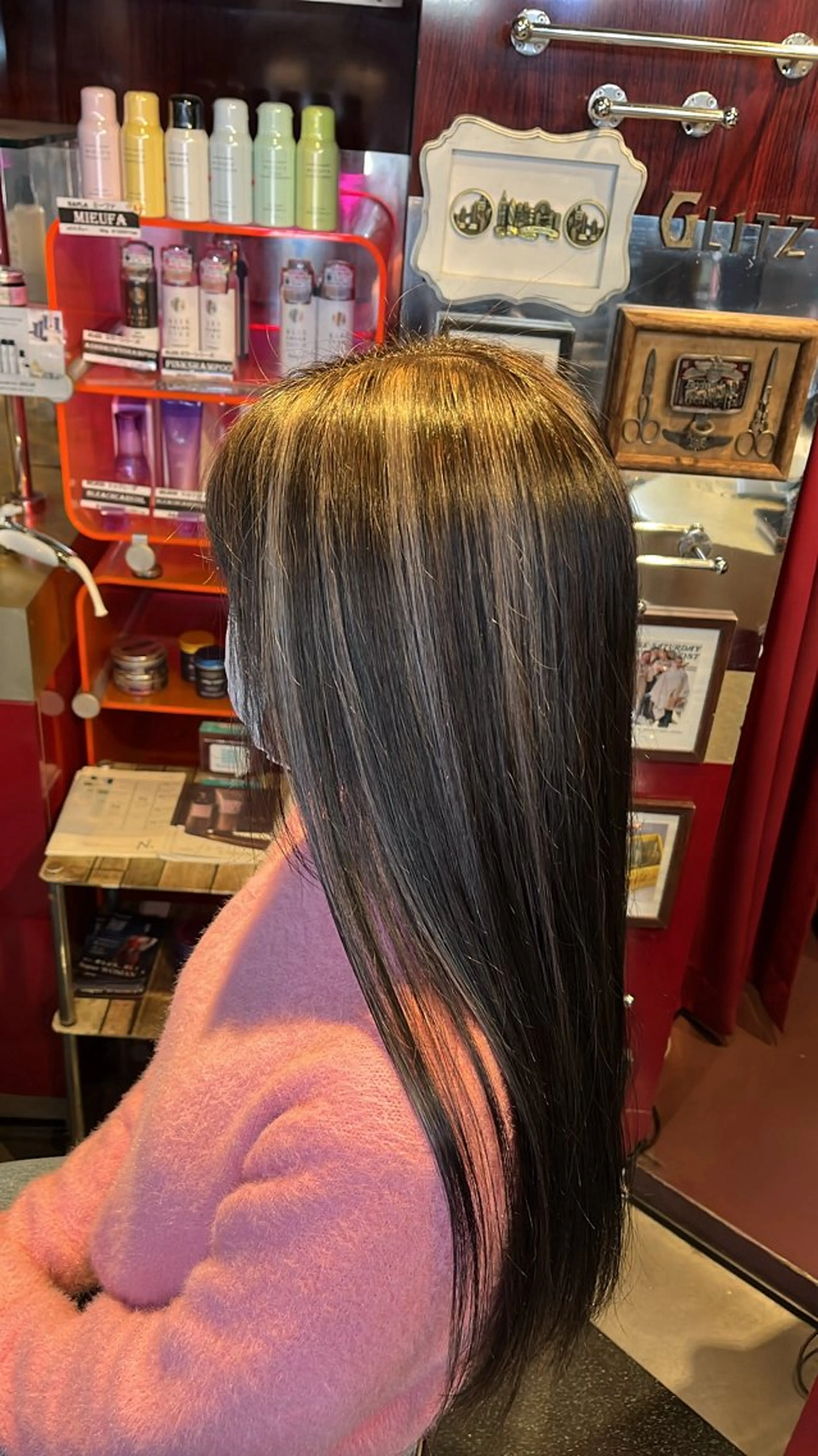 ロング カラー ハイライトカラー ハイライト ミホ/ ブリーチ/コーンロウのヘアスタイル