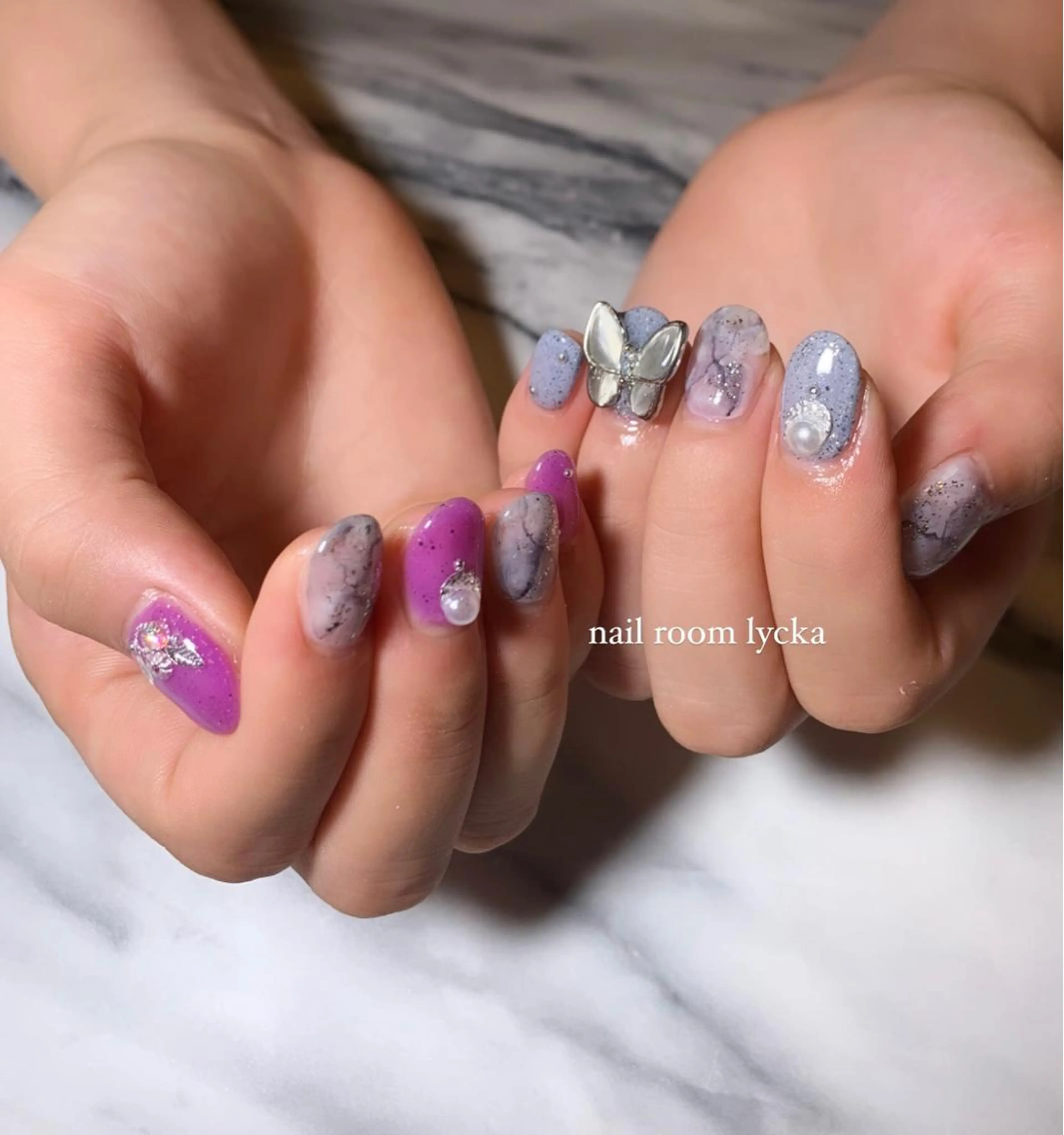 ネイル ﾈｲﾙﾙｰﾑﾘｯｶ 𝐦𝐚𝐲𝐮のネイルデザイン