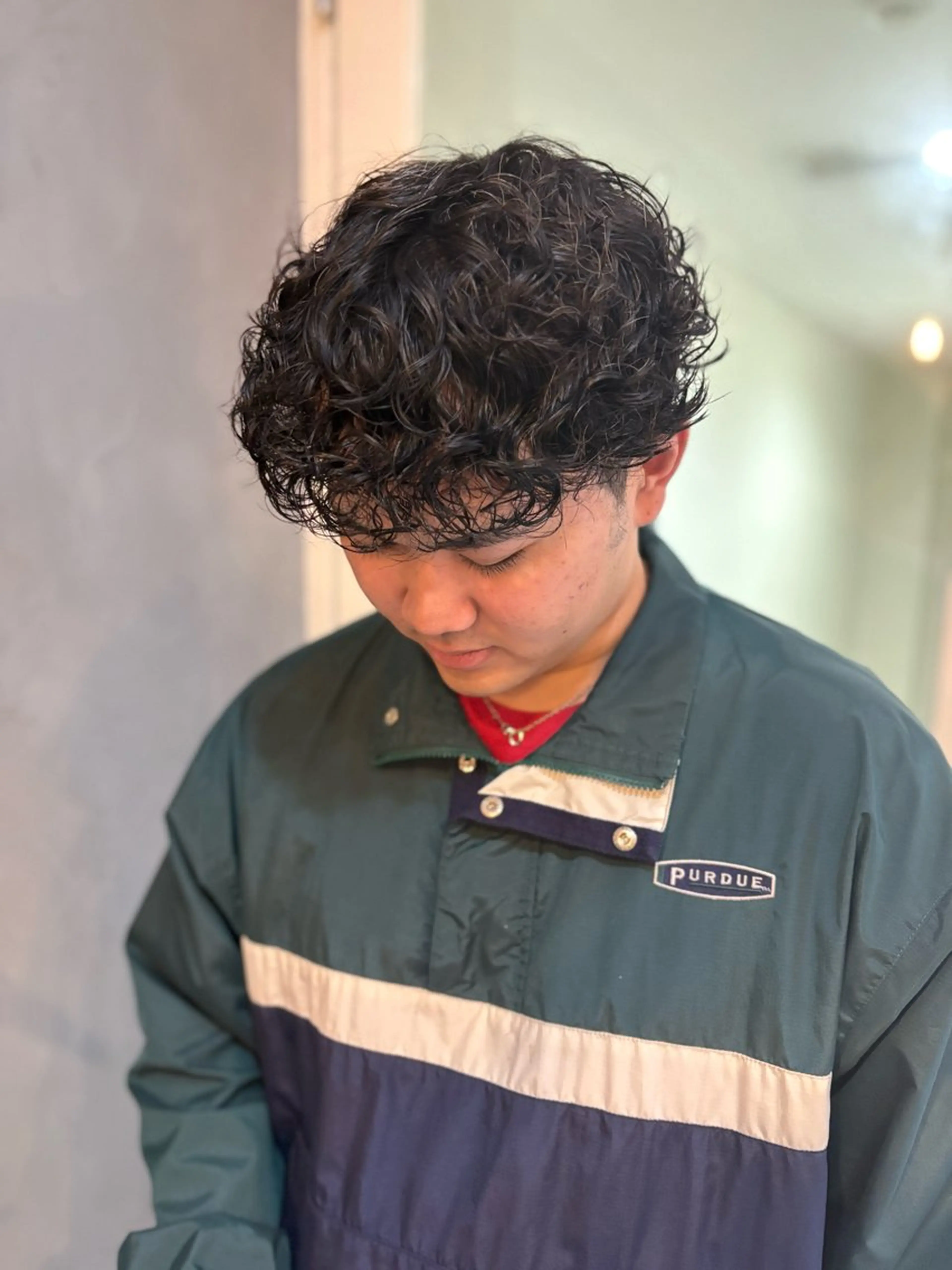 パーマ メンズ メンズパーマ プードルパーマ プードルパーマ N O N O K Aのヘアスタイル