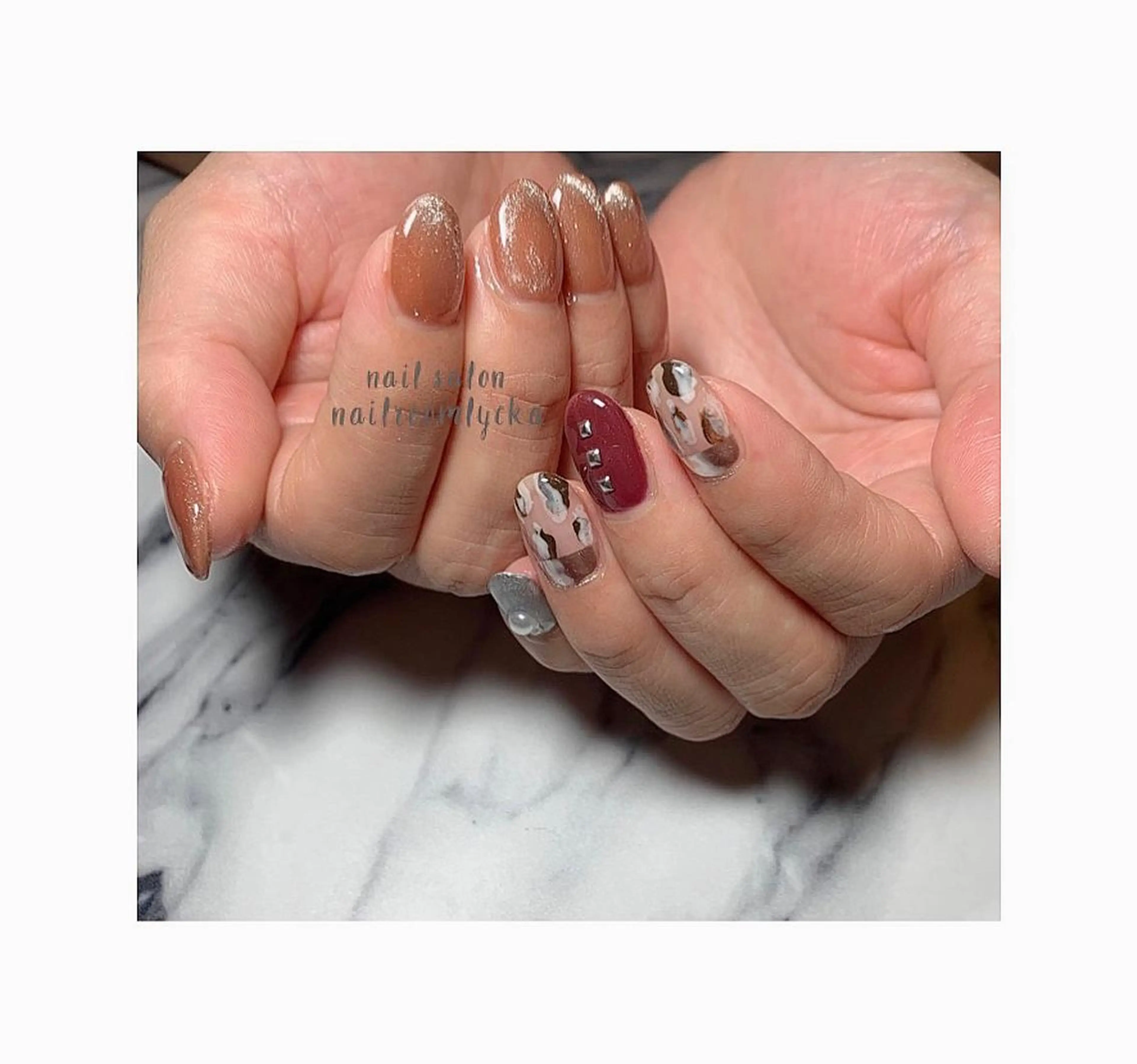 ネイル ﾈｲﾙﾙｰﾑﾘｯｶ 𝐦𝐚𝐲𝐮のネイルデザイン