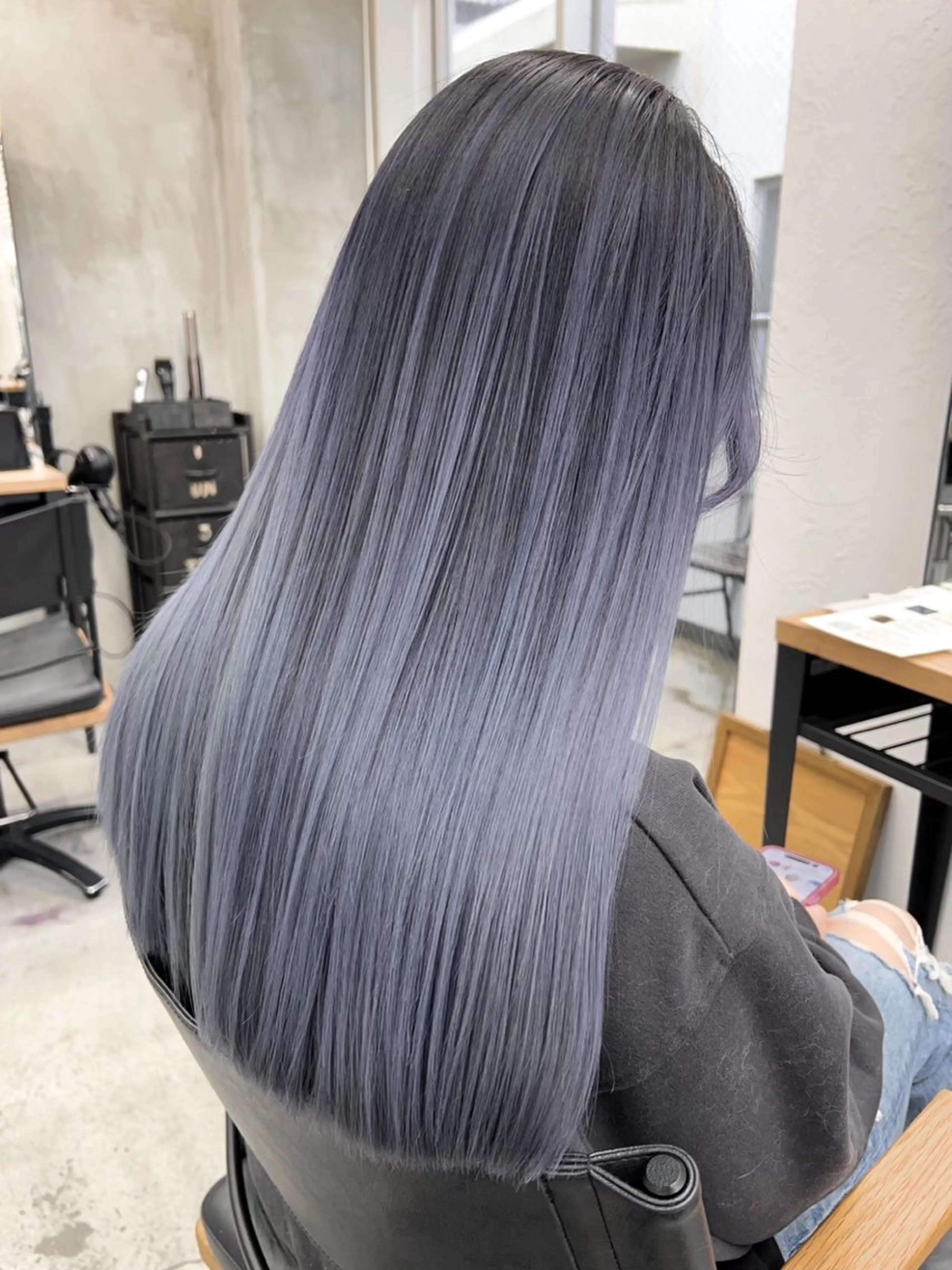 カット+バレイヤージュ+トリートメントの写真