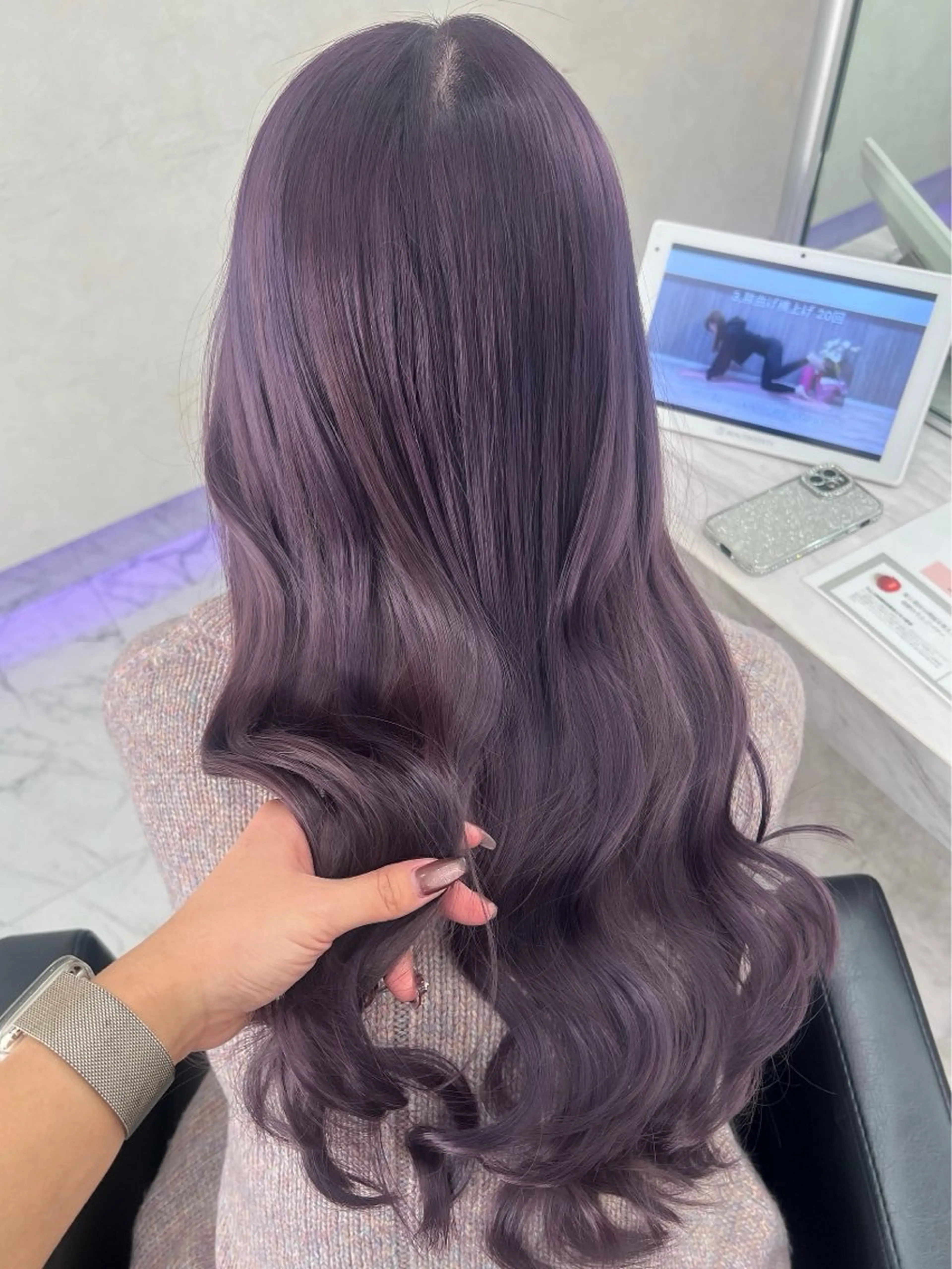 ロング 韓国風🫧艶カラー 💟ran💟のヘアスタイル