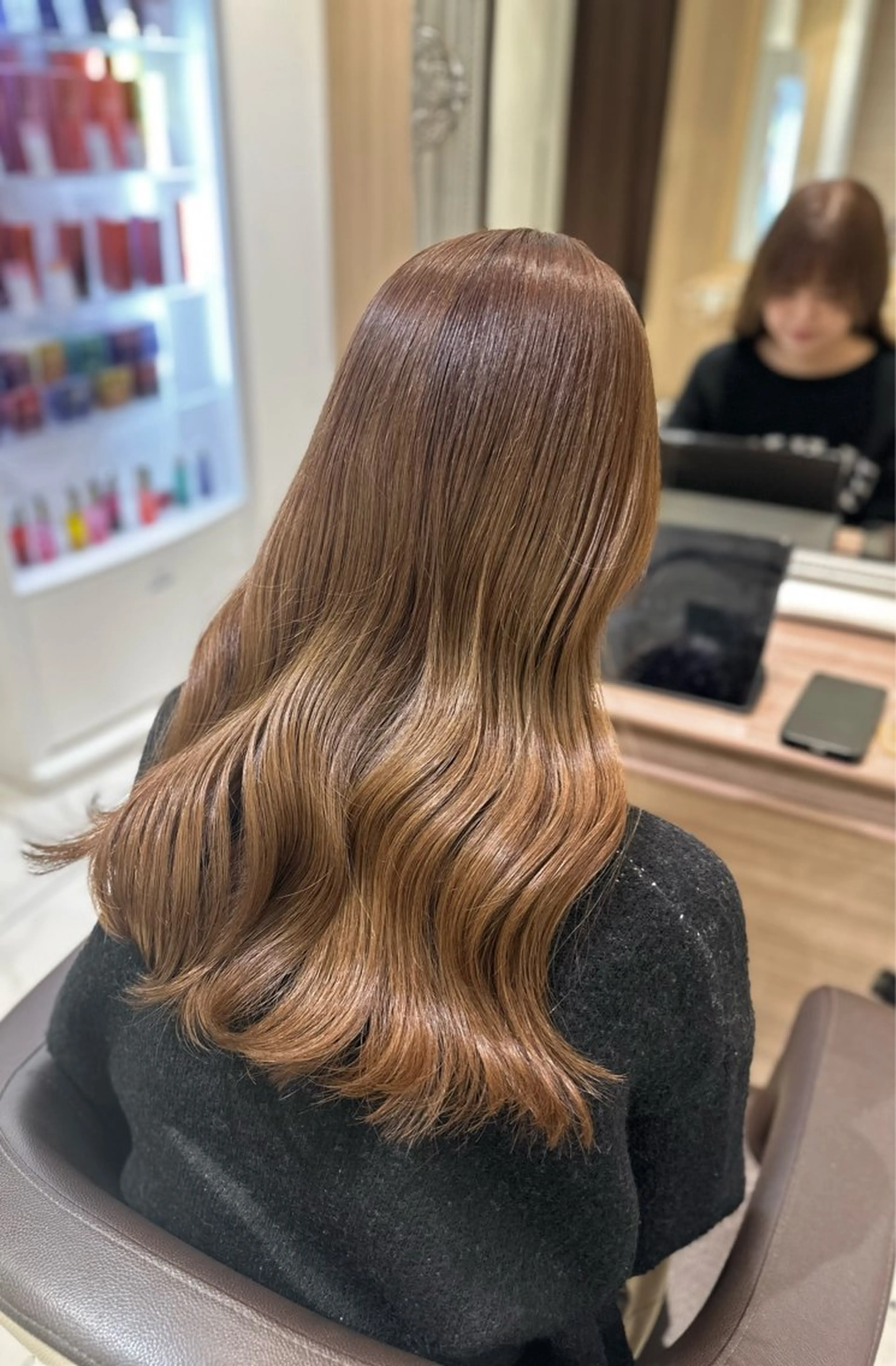 ロング 韓国風ヘア レイヤーカット ✨本格的韓国スタイル 特化✨ﾊﾙｶ✨️のヘアスタイル