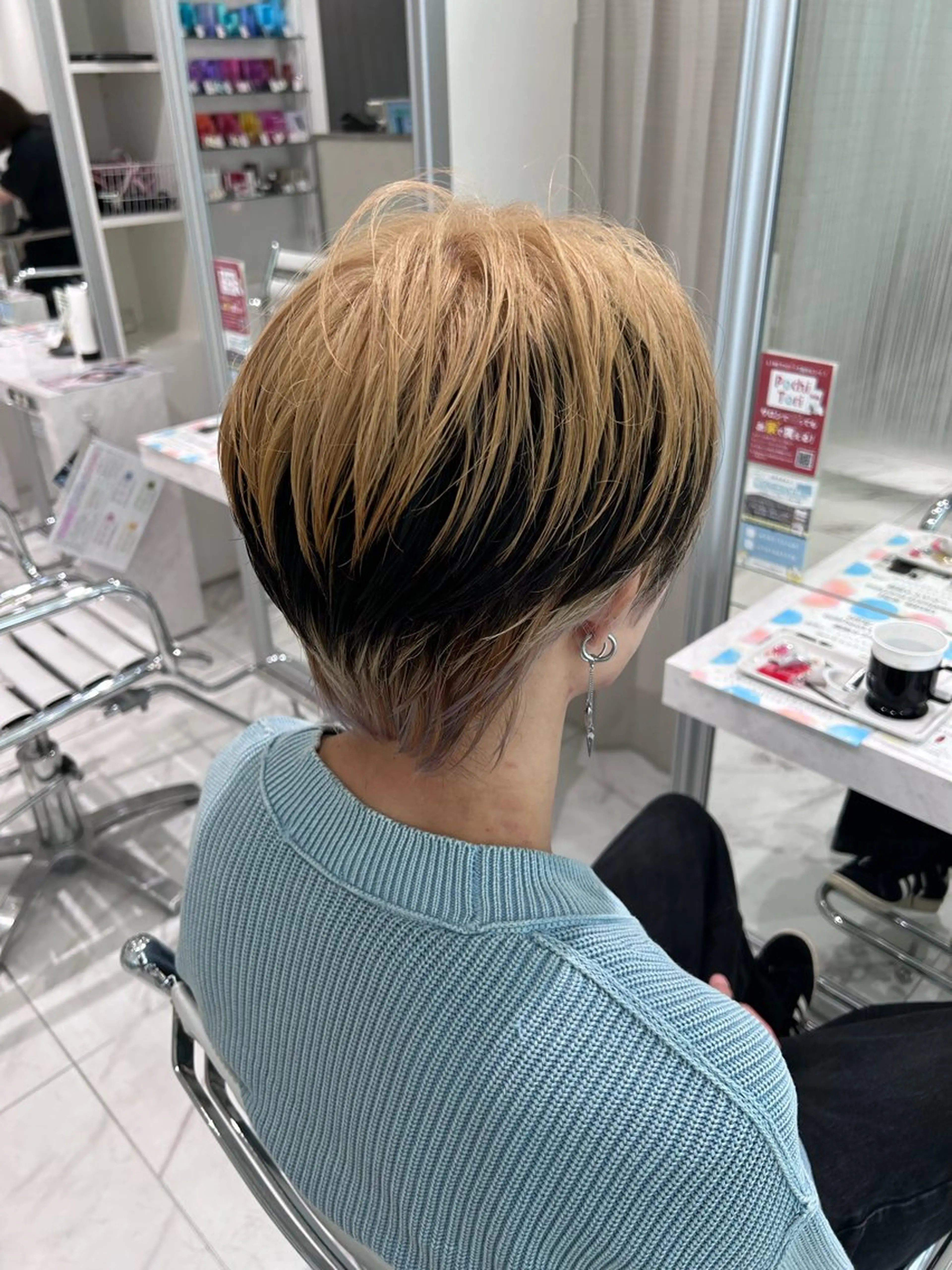 カラー メンズ カット ヘアカラー 越智 彩心のヘアスタイル