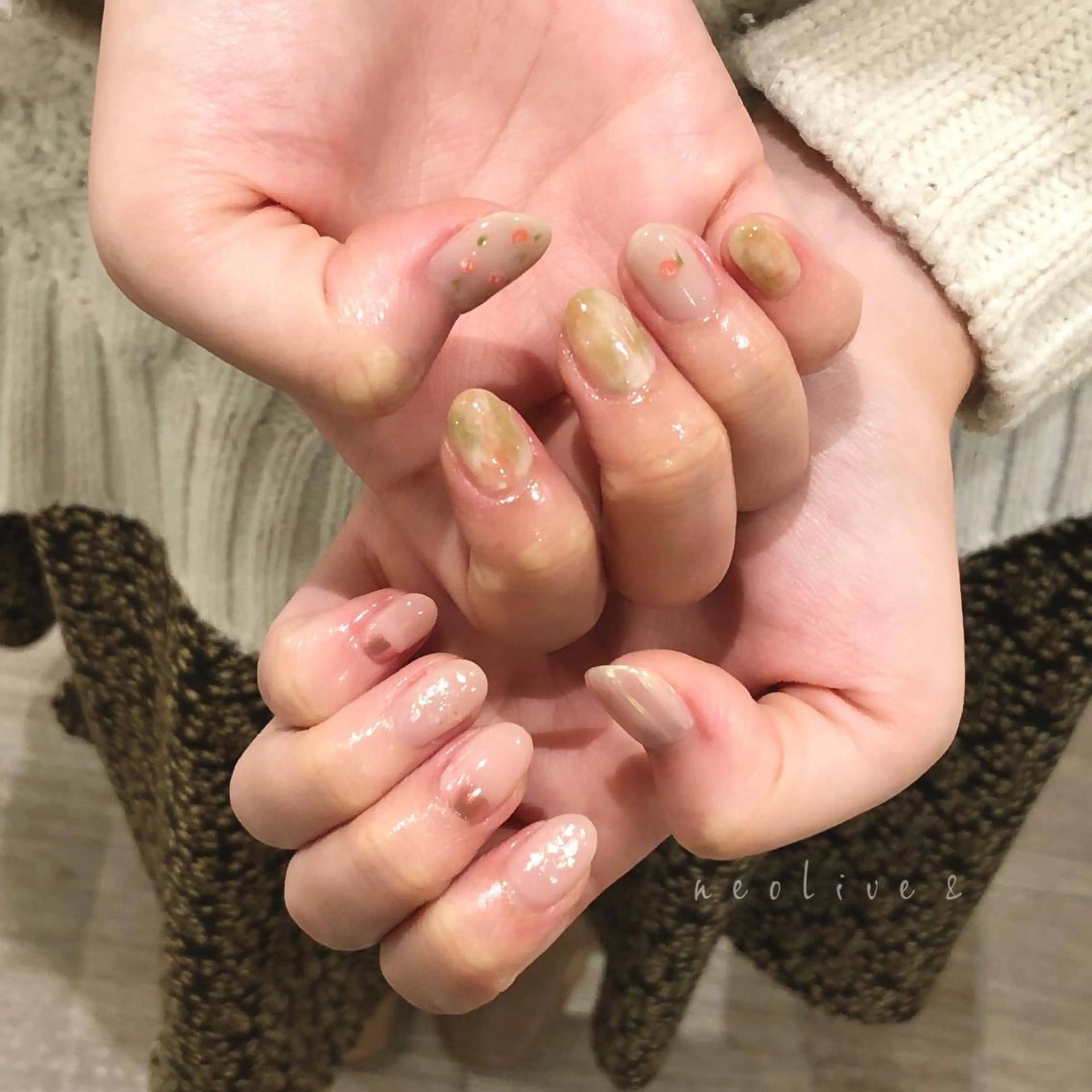 ネイル ハンドネイル Yuriko Omi パラジェル/渋谷のネイルデザイン