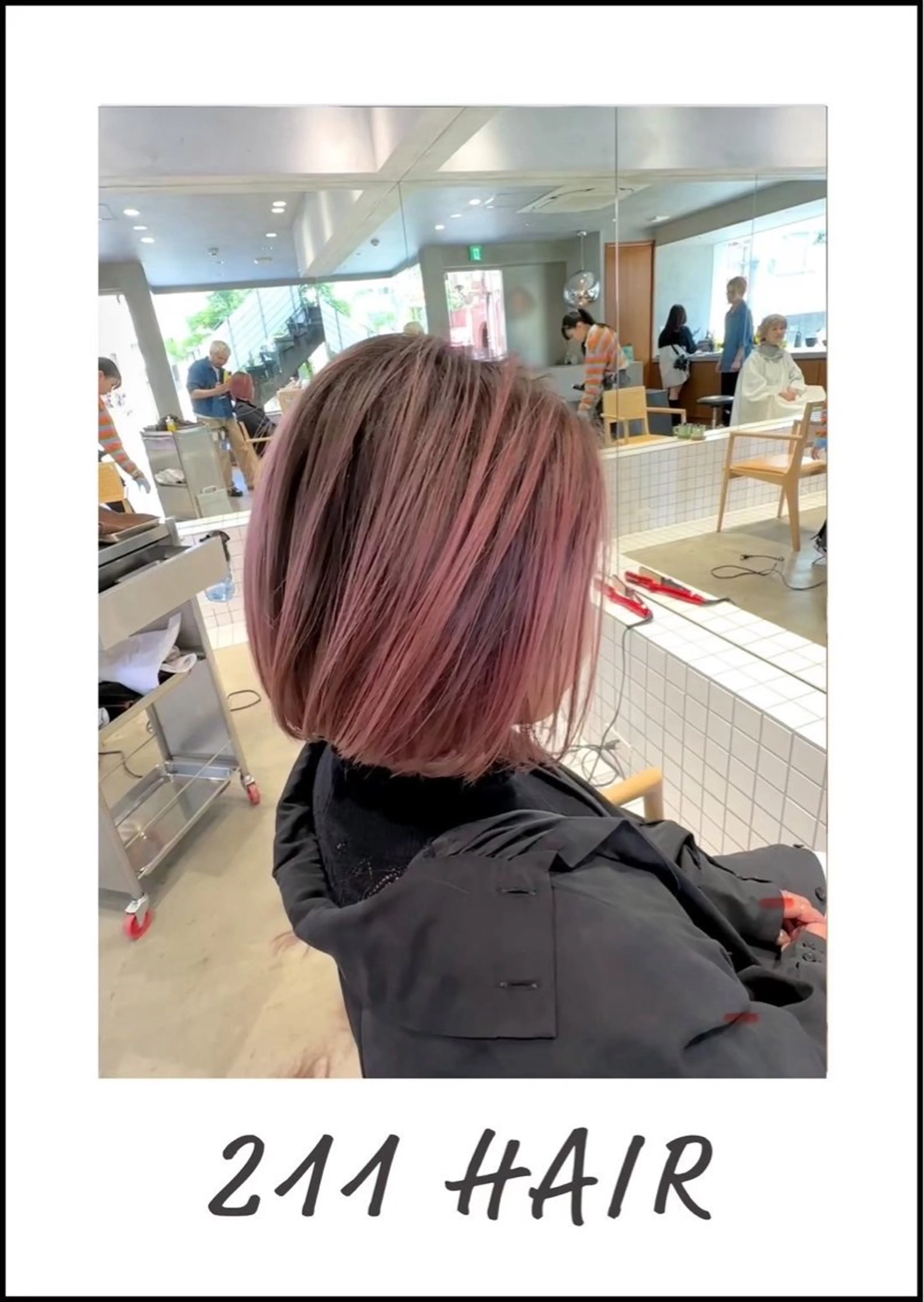 ミディアム ・ nanokaのヘアスタイル