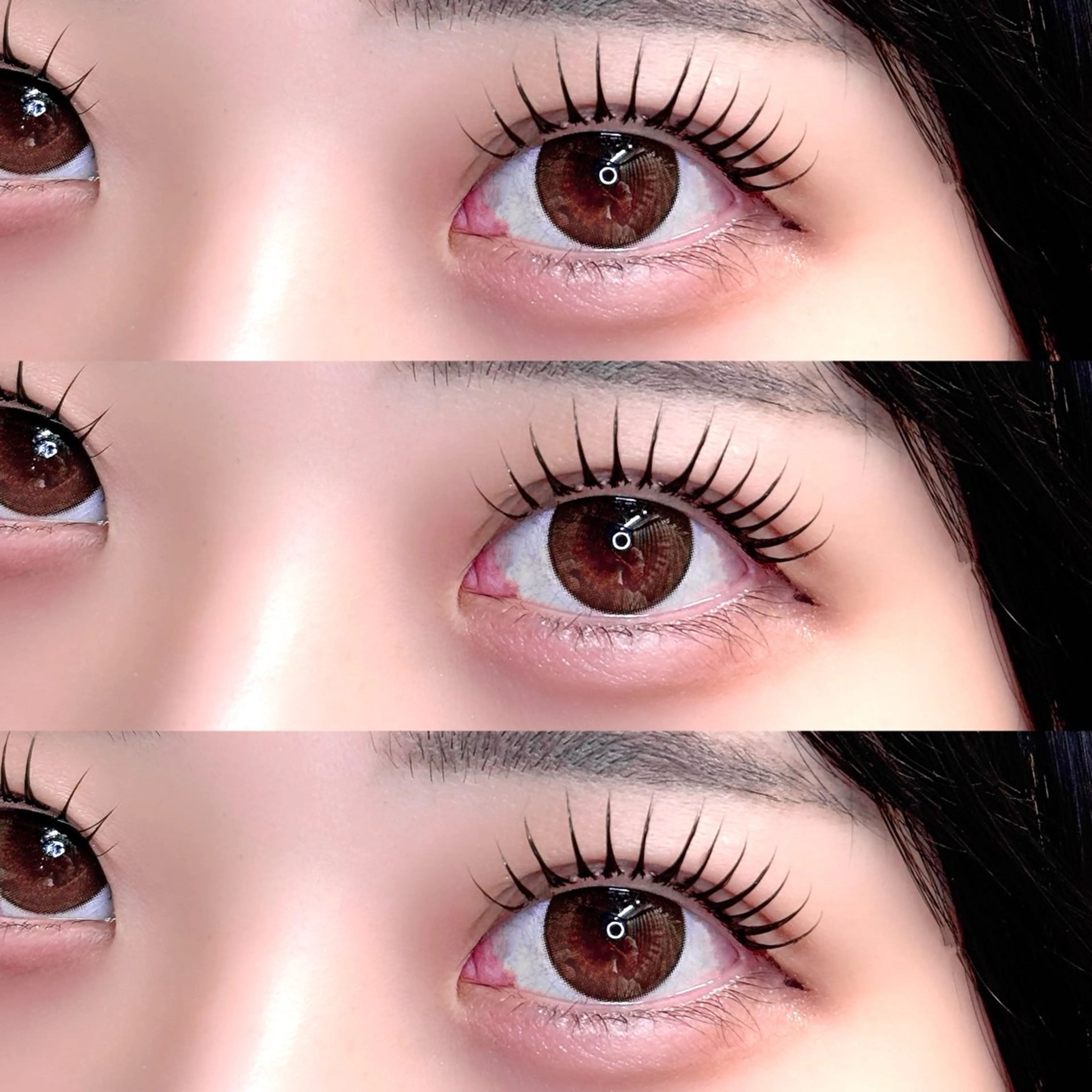 マツエク・マツパ パリジェンヌラッシュリフト マツパ NANAMI🖤 ‎のマツエク・マツパデザイン