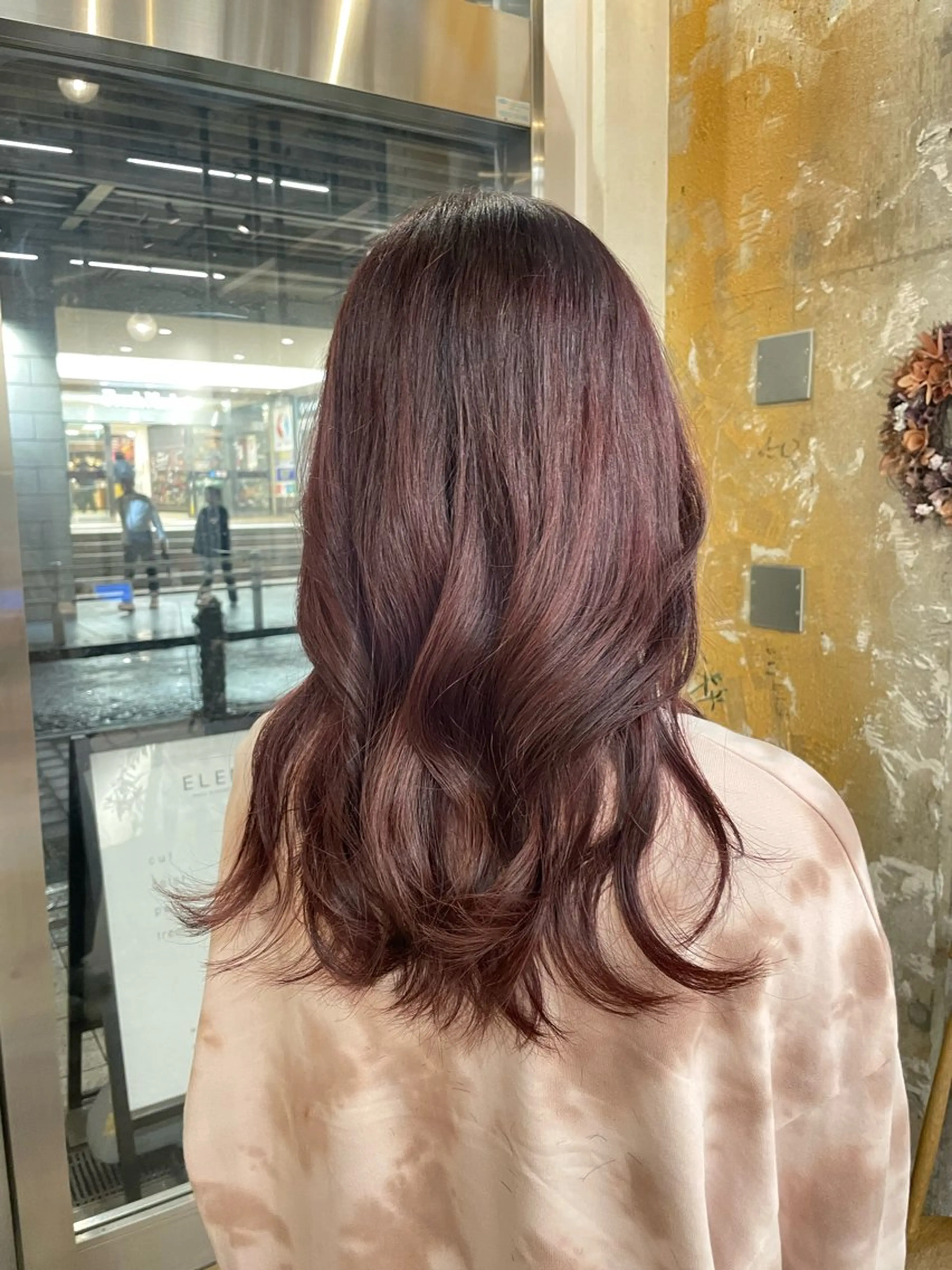 セミロング カラー ヘアカラー Wカラー┆ブラウン ┆うる艶┆ゆうはのヘアスタイル