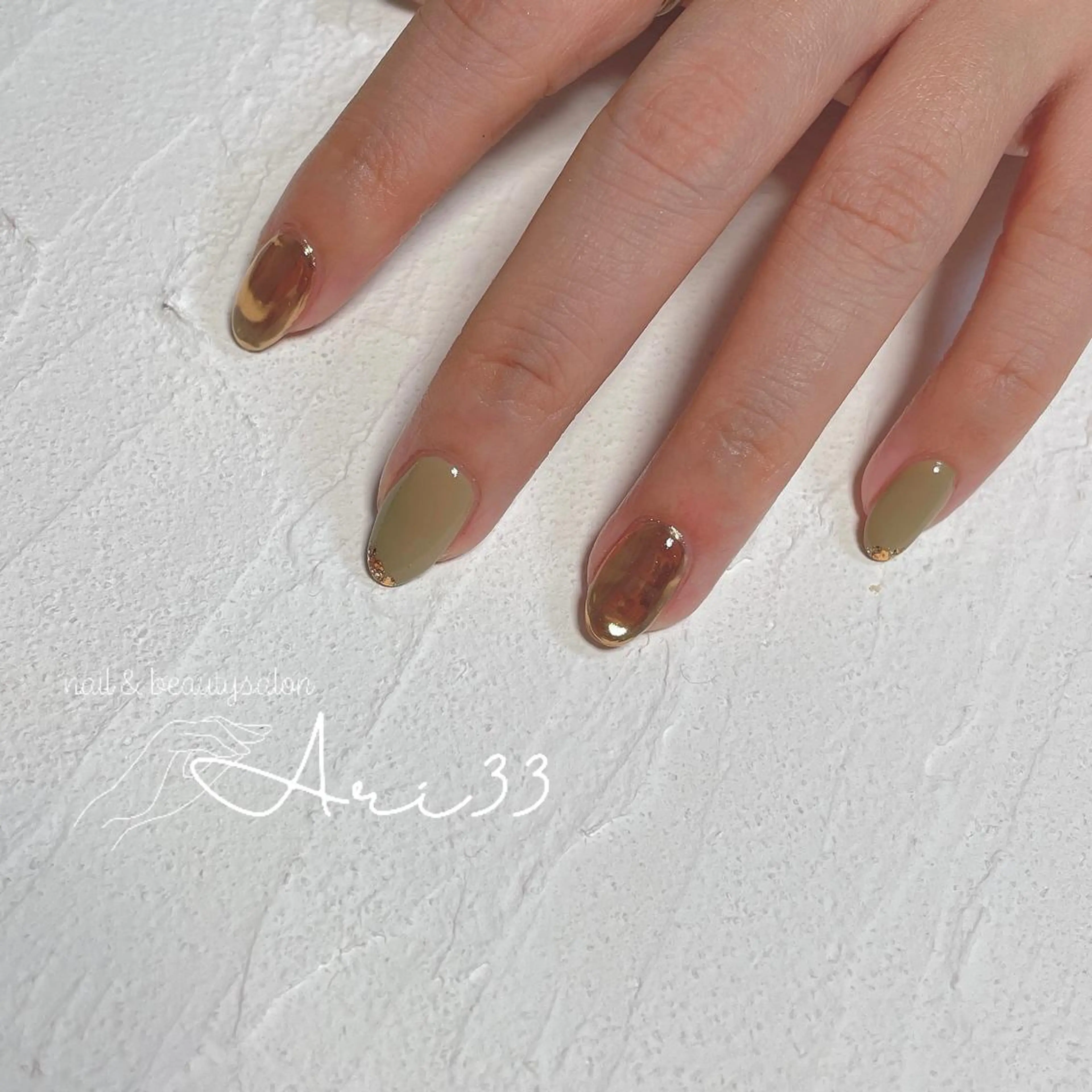 ネイル ハンドネイル プライベートサロン Ari33nailのネイルデザイン