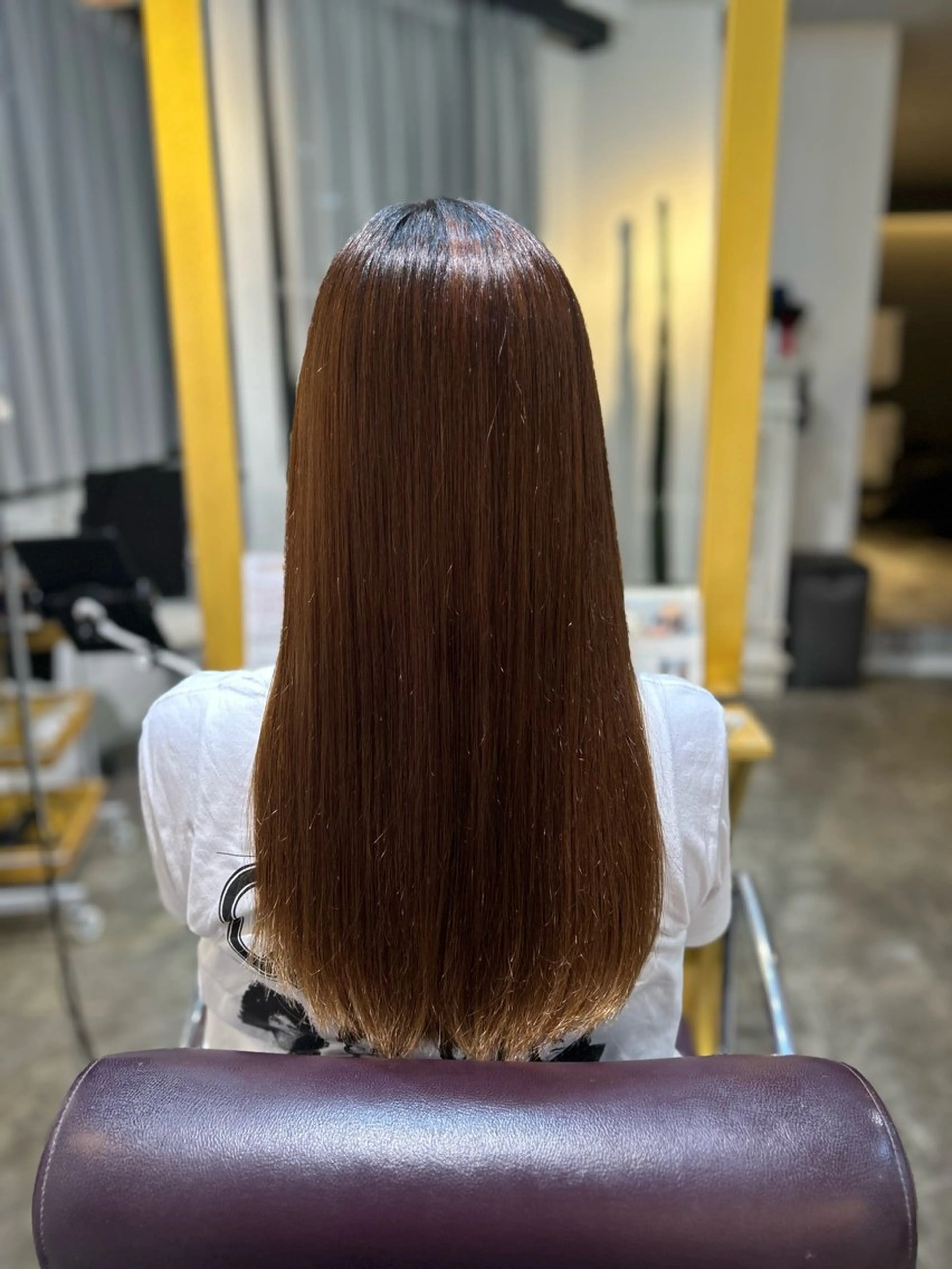 ロング 縮毛矯正／レイヤー／ 🌼mizukiのヘアスタイル