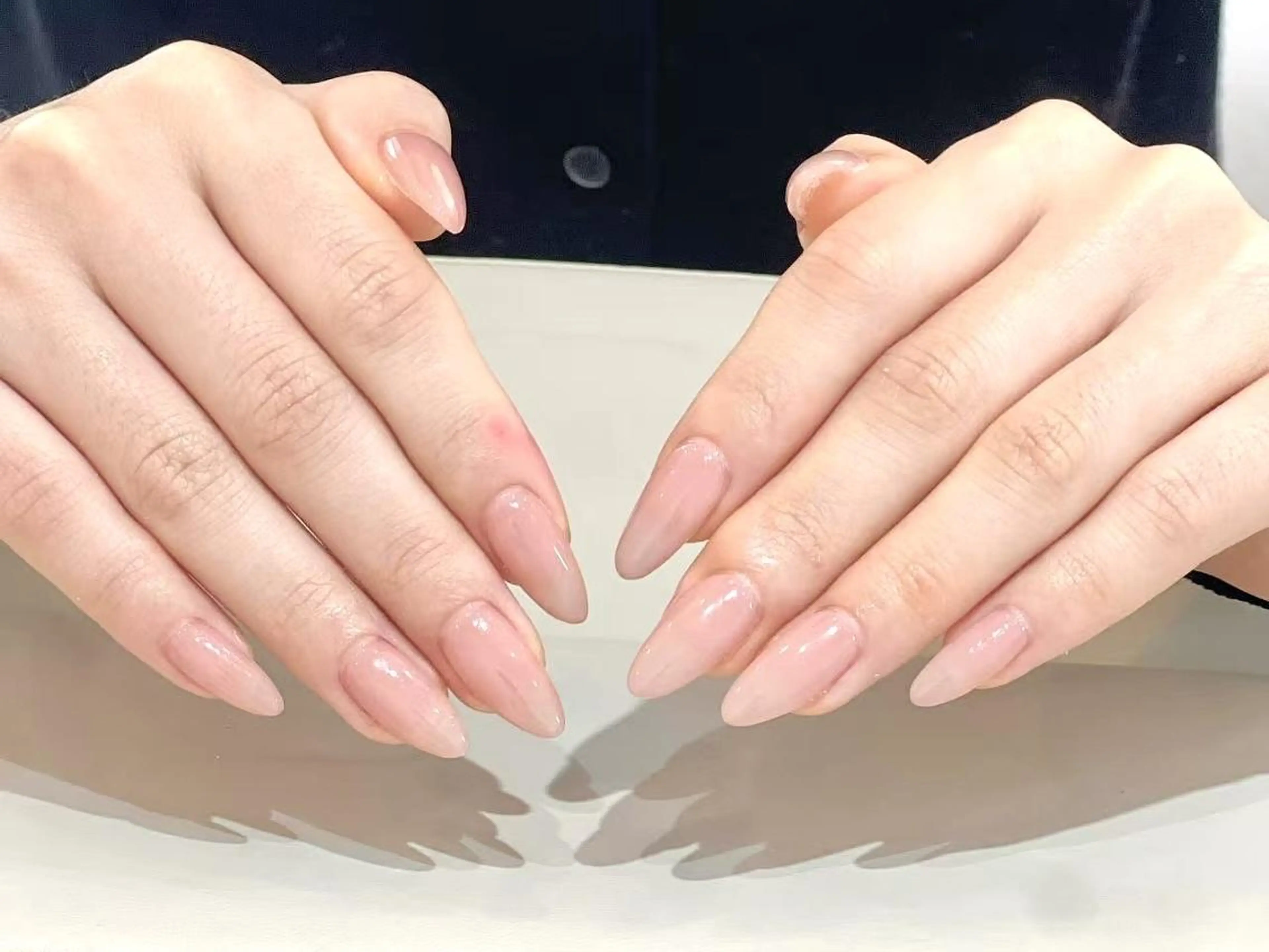 ネイル 長さ出し ワンカラーネイル ハンドネイル CHERIRNAIL ブンのネイルデザイン