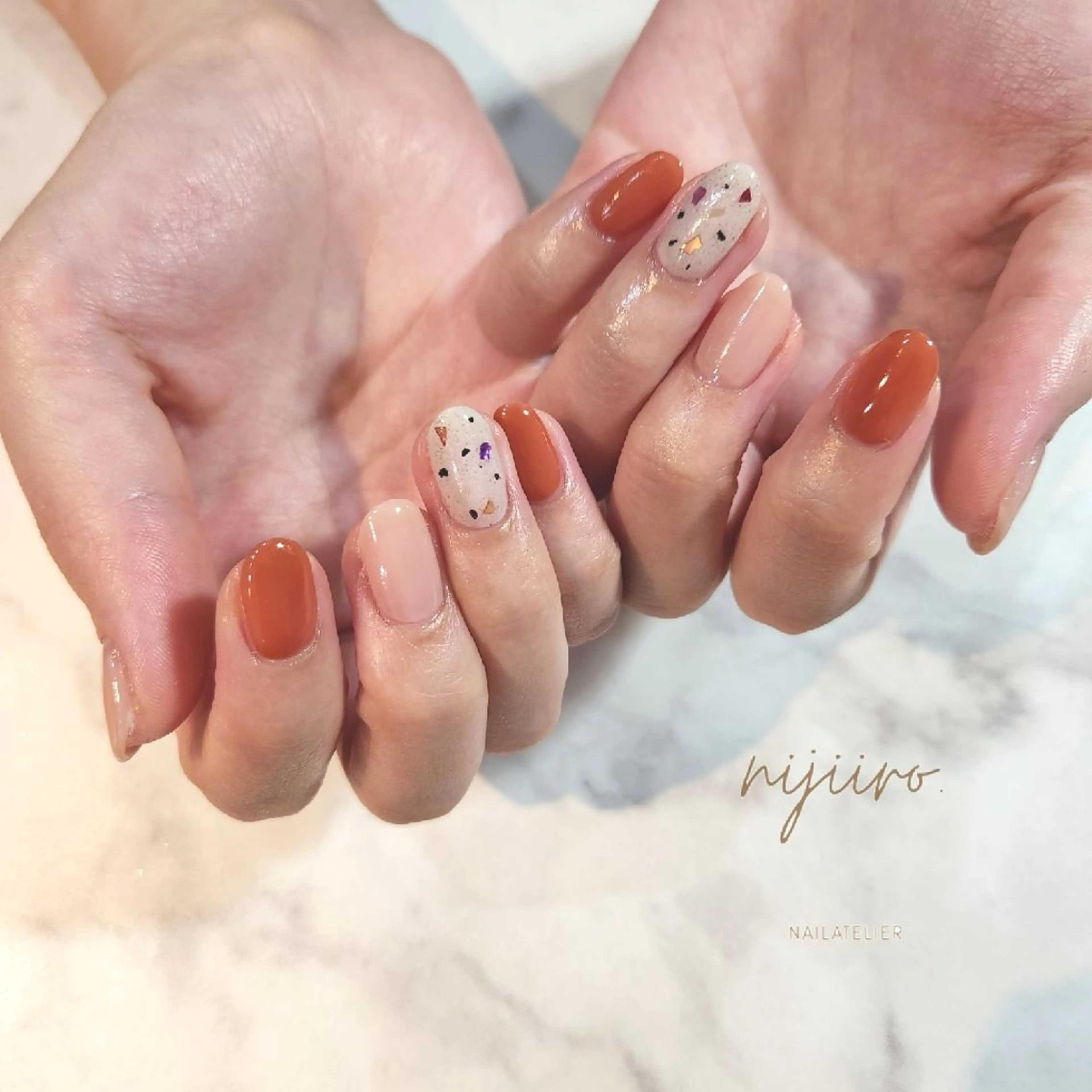 ネイル ハンドネイル nijiiro🌈 サトウのネイルデザイン