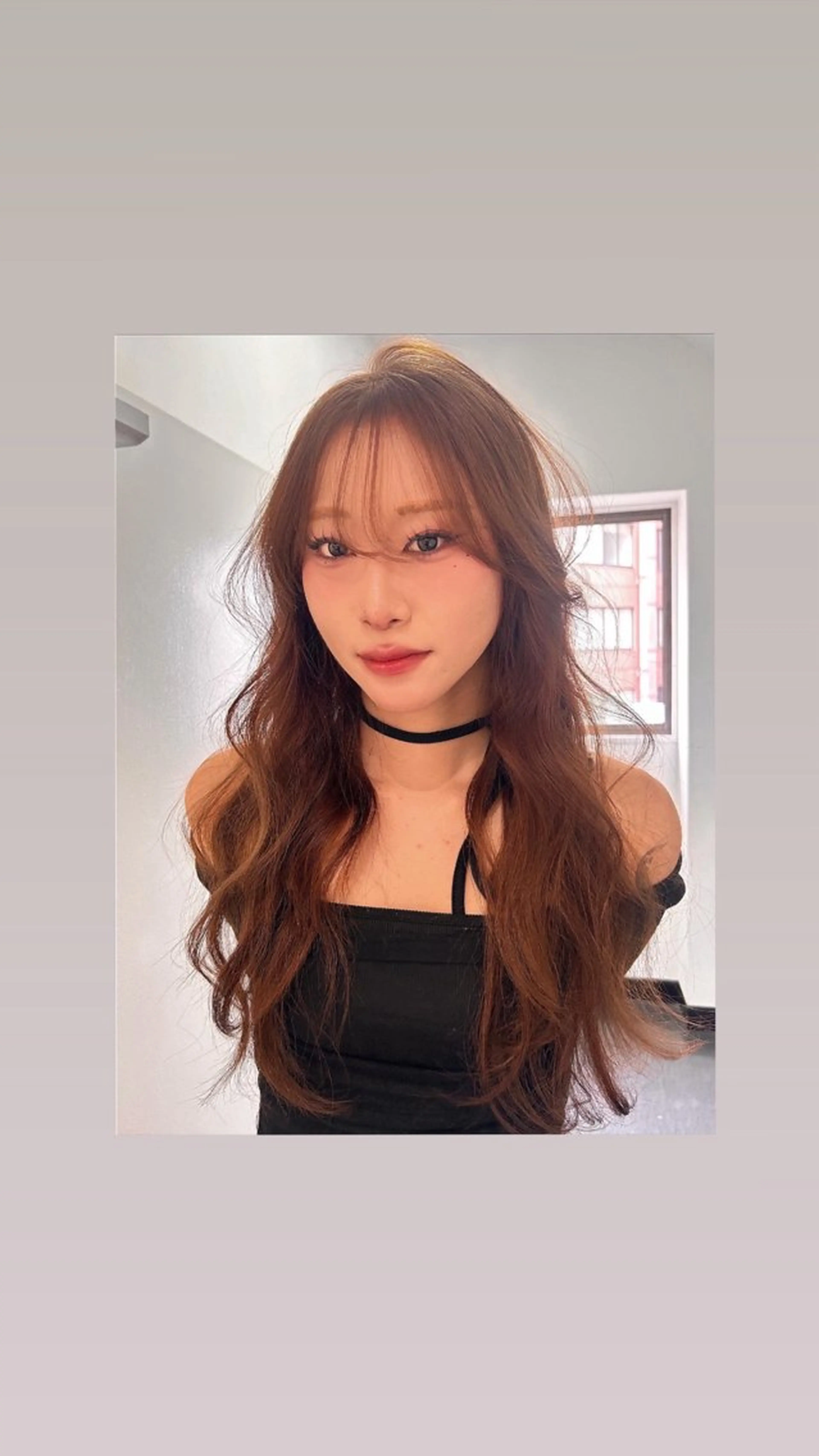 ロング カラー ベージュカラー ヘアカラー トリートメント ひかり HAZELのヘアスタイル