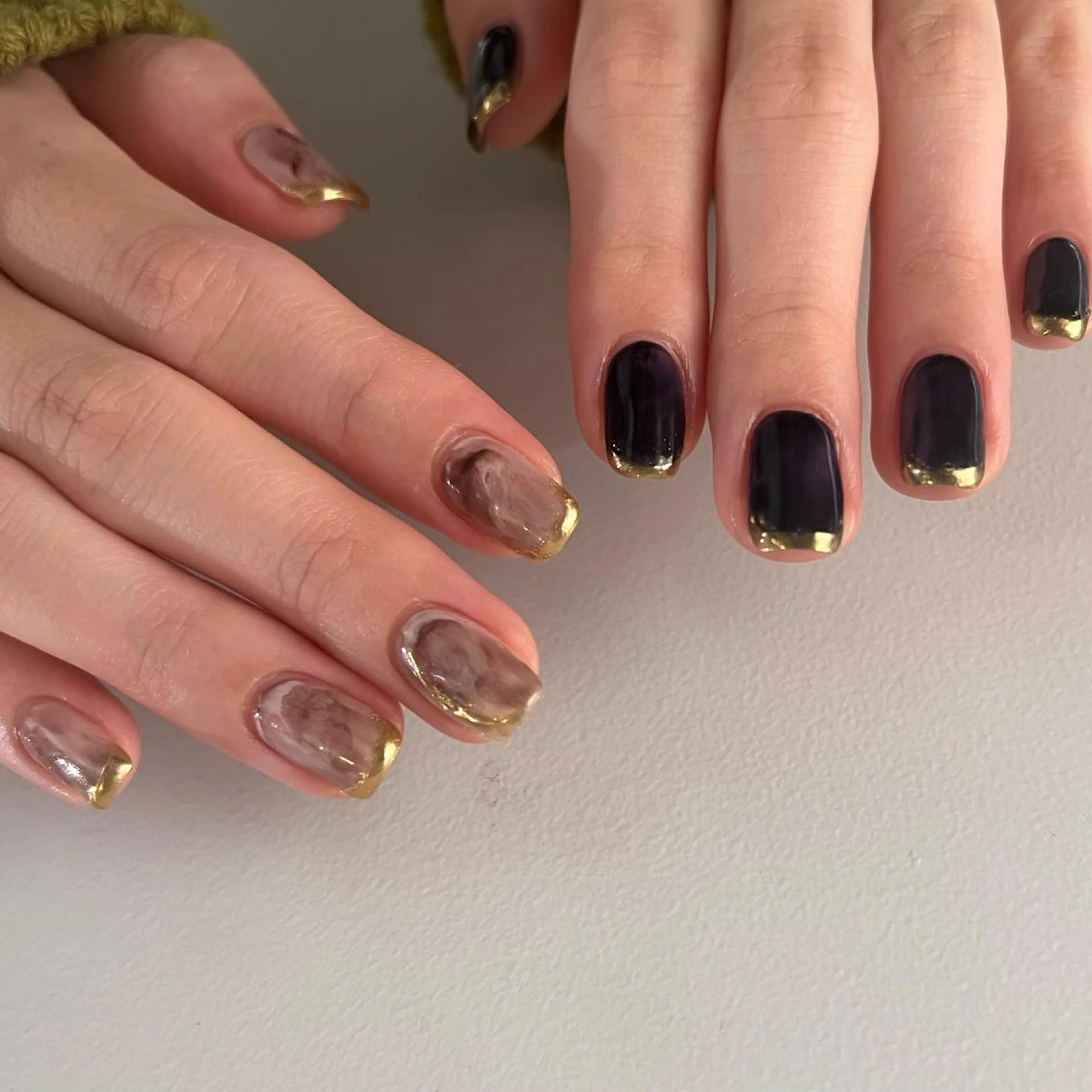 フットワンカラー➕ニュアンスごちゃ混ぜやり放題の写真