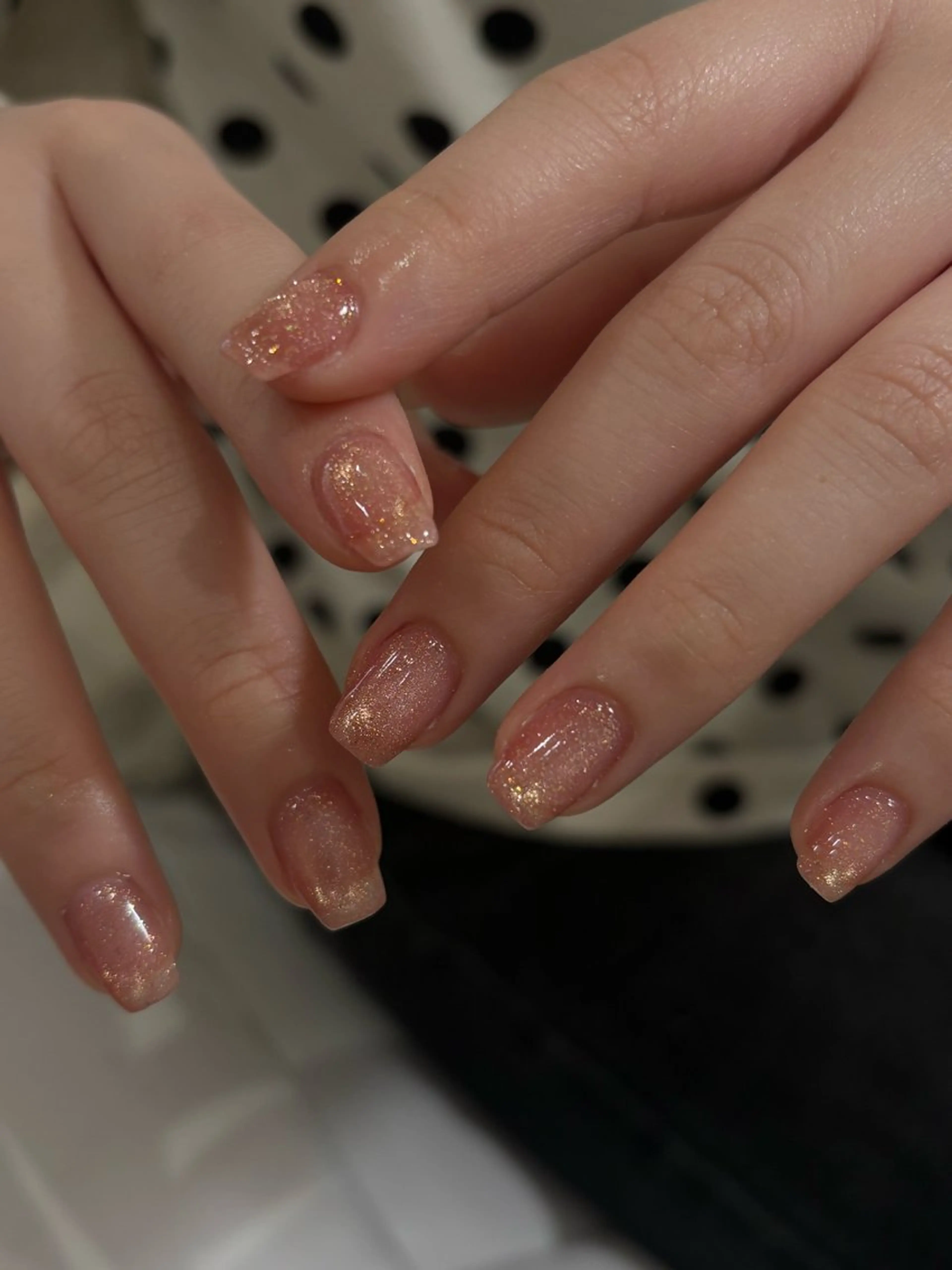 ネイル キラキラネイル マグネットネイル ハンドネイル 【 Lea's 】 kaedeのネイルデザイン