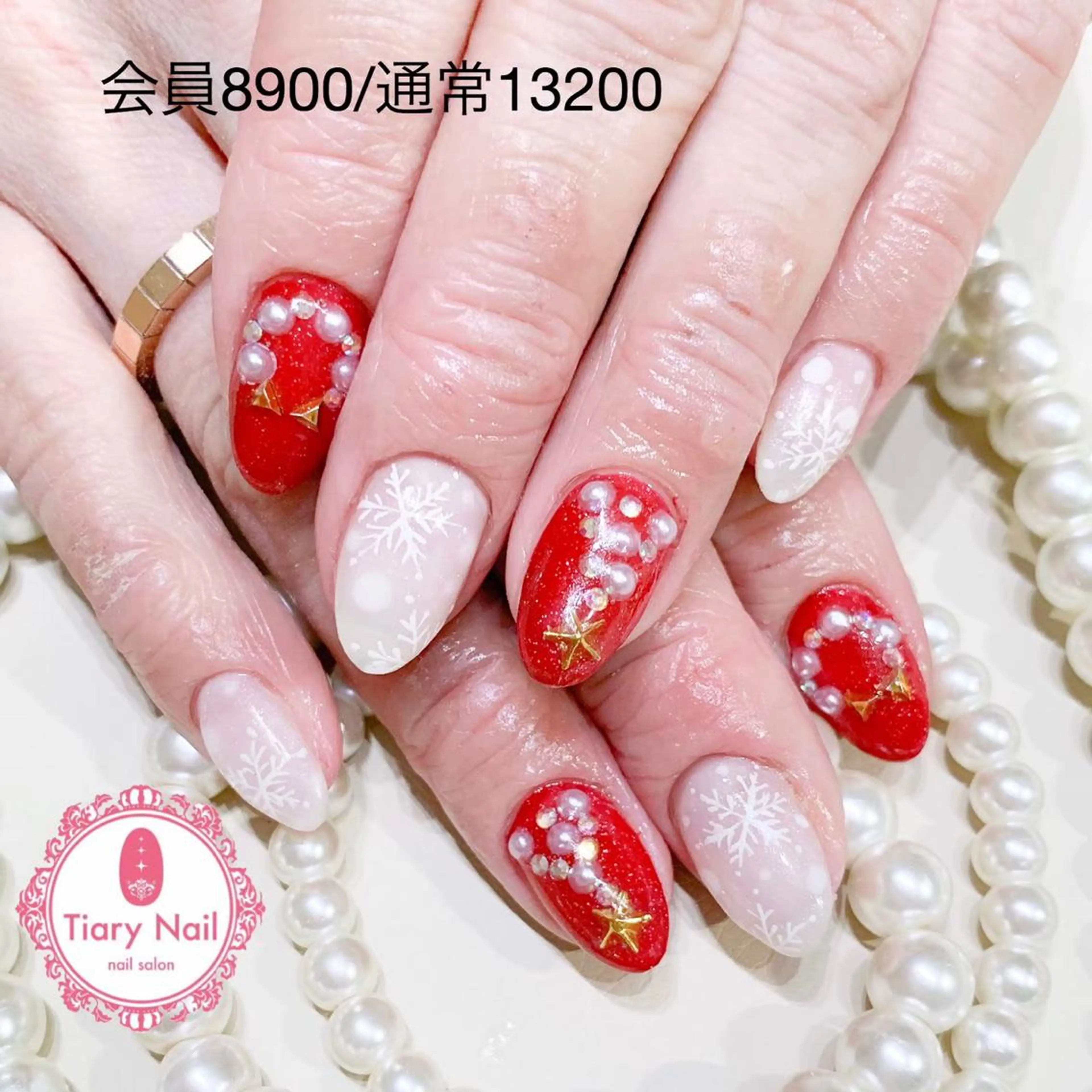 ネイル 💗🪽Tiary Nail🪽💗のネイルデザイン