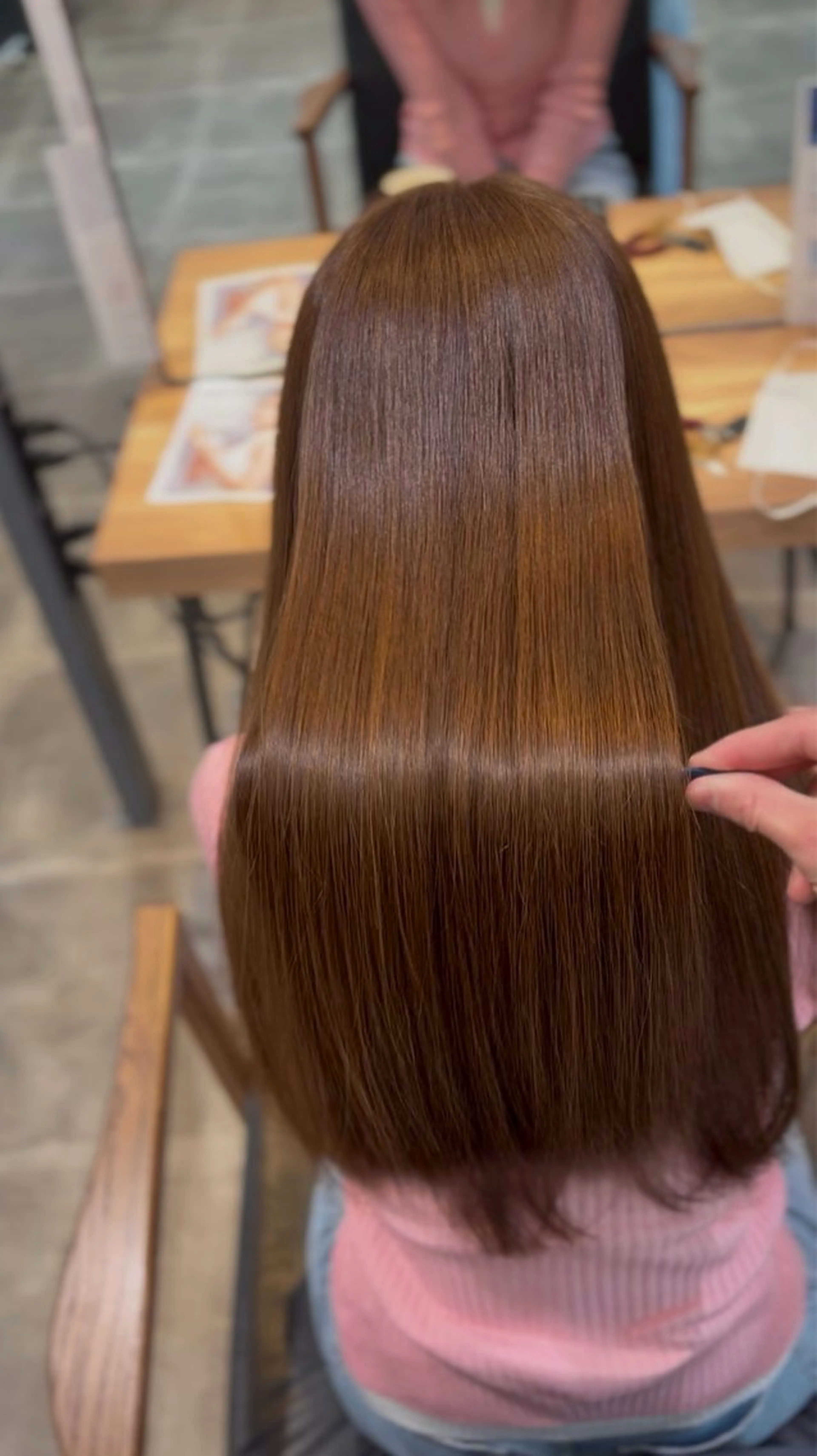 ロング カット ヘアカラー トリートメント 艶カラー /顔周り◎ 小川泰輝🫧のヘアスタイル