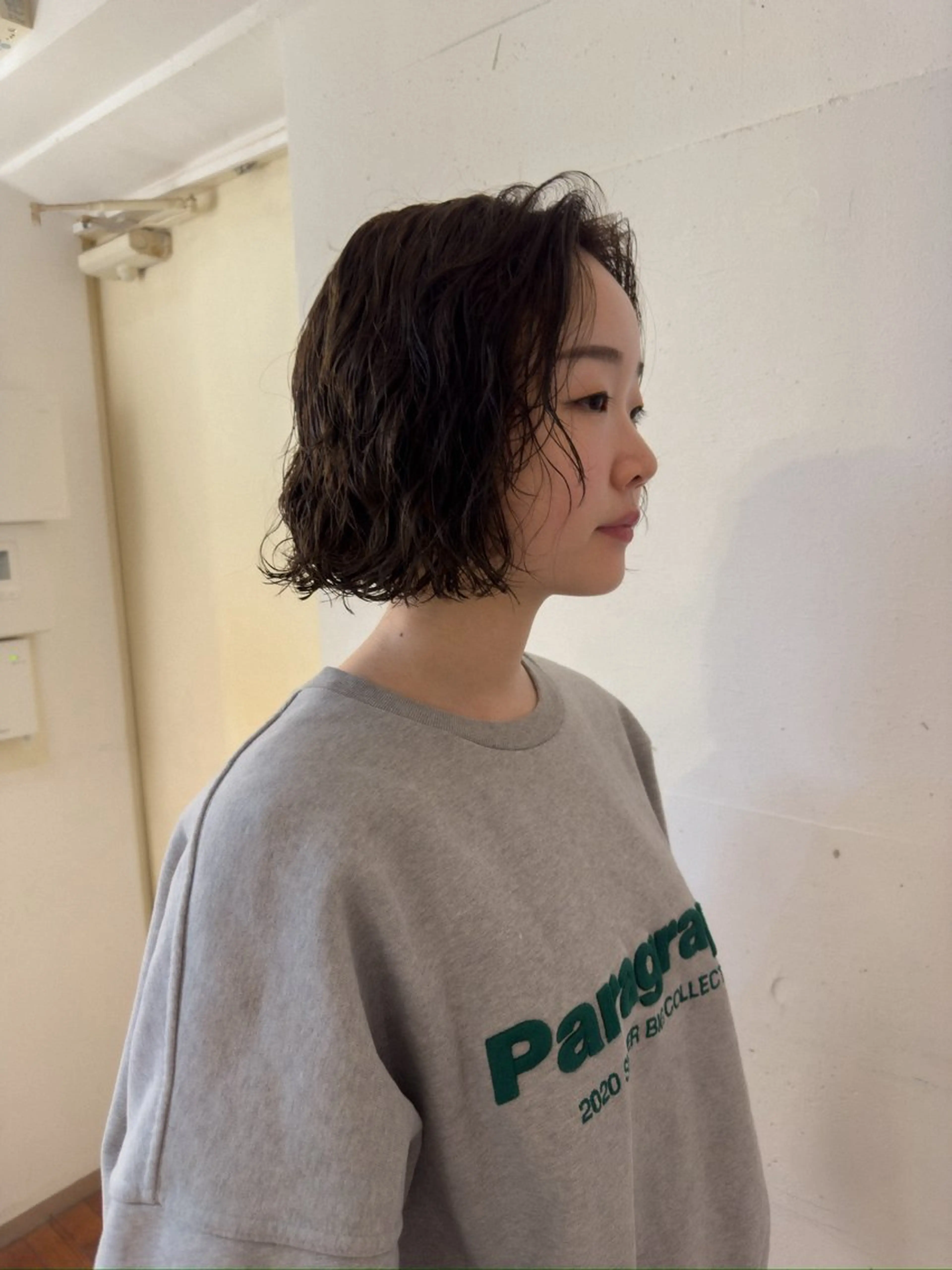 ショート ボブ ソバージュ riko*.+ﾟ 韓国風パーマのヘアスタイル