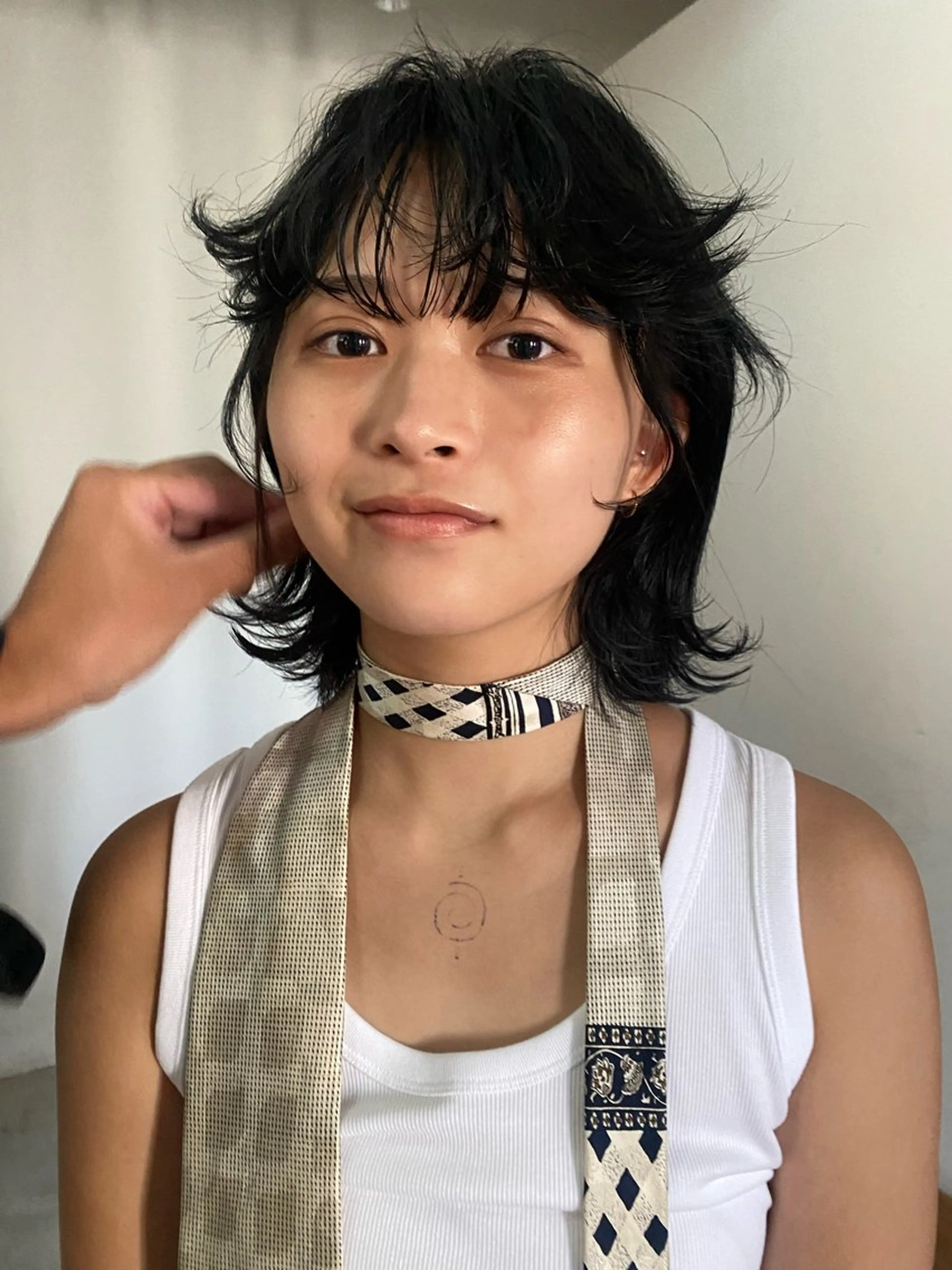 ミディアム パーマ FERIA 緑地公園 ⭐️伏田愛奈⭐️のヘアスタイル