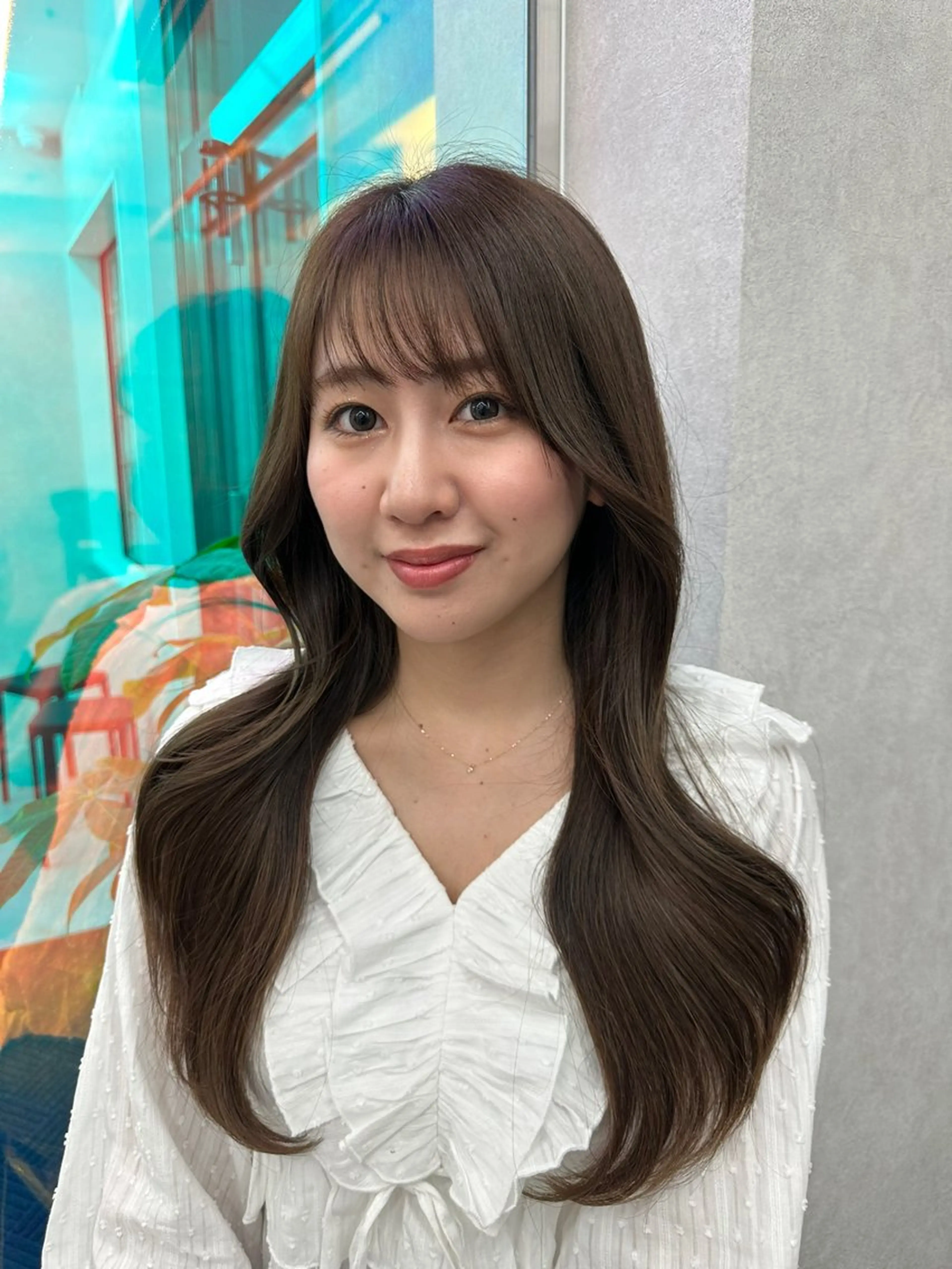 ロング カラー きむらさくら/透明感 /レイヤーカットのヘアスタイル