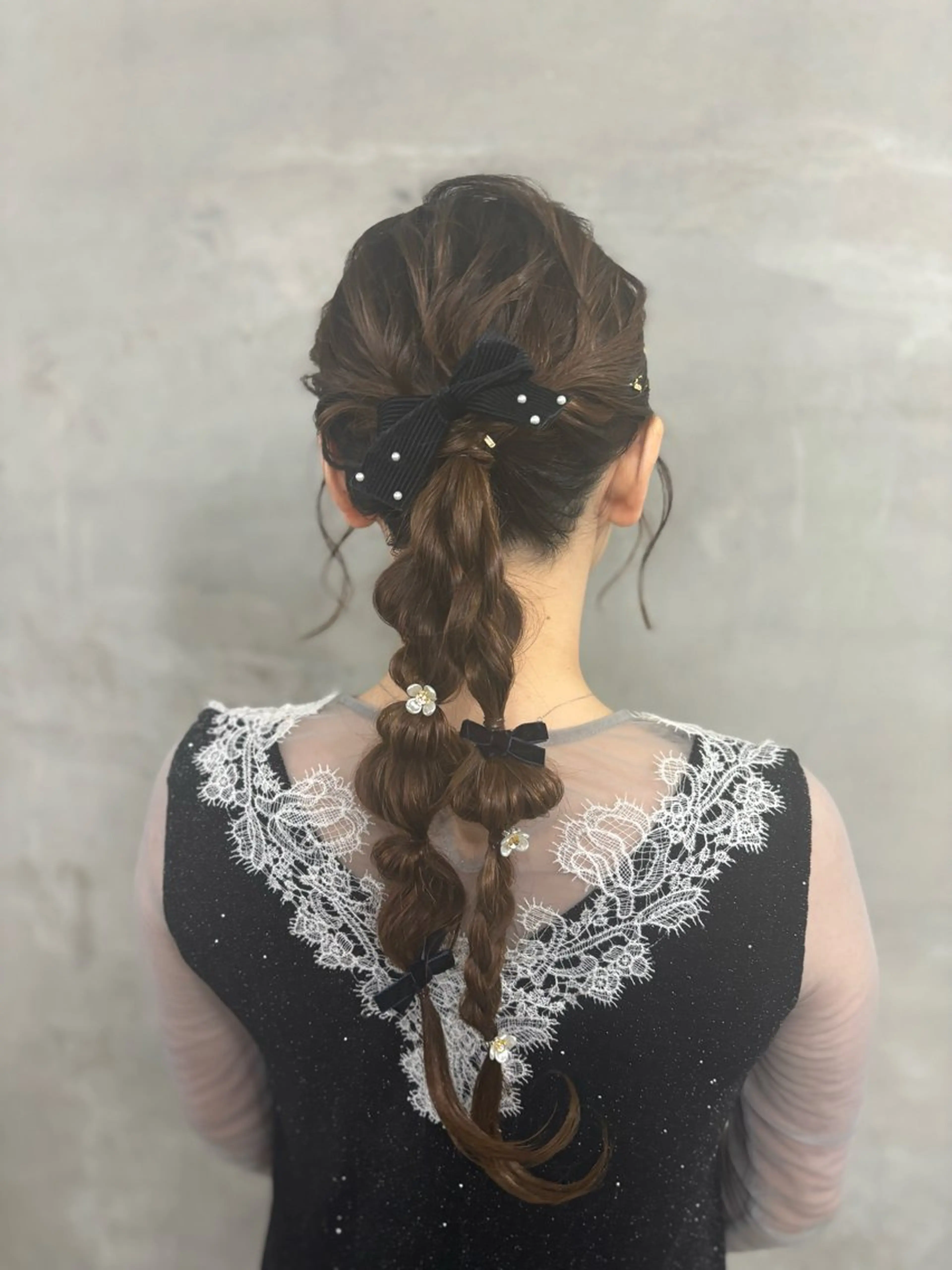 ヘアアレンジ ヘアセット ✨透明感艶カラー ✨💍Yuri💍のヘアスタイル