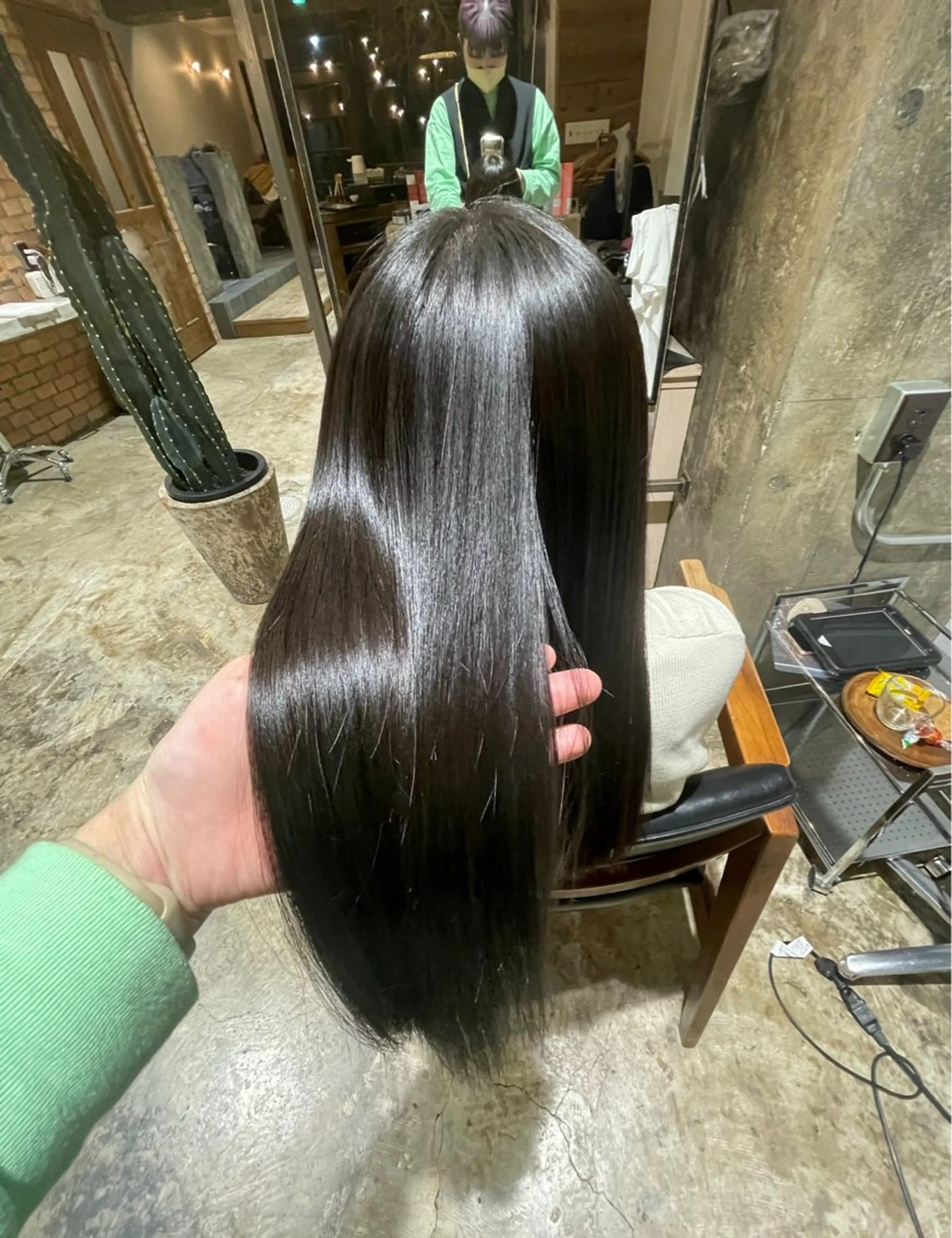 ロング パーマ 舩津 菜月のヘアスタイル