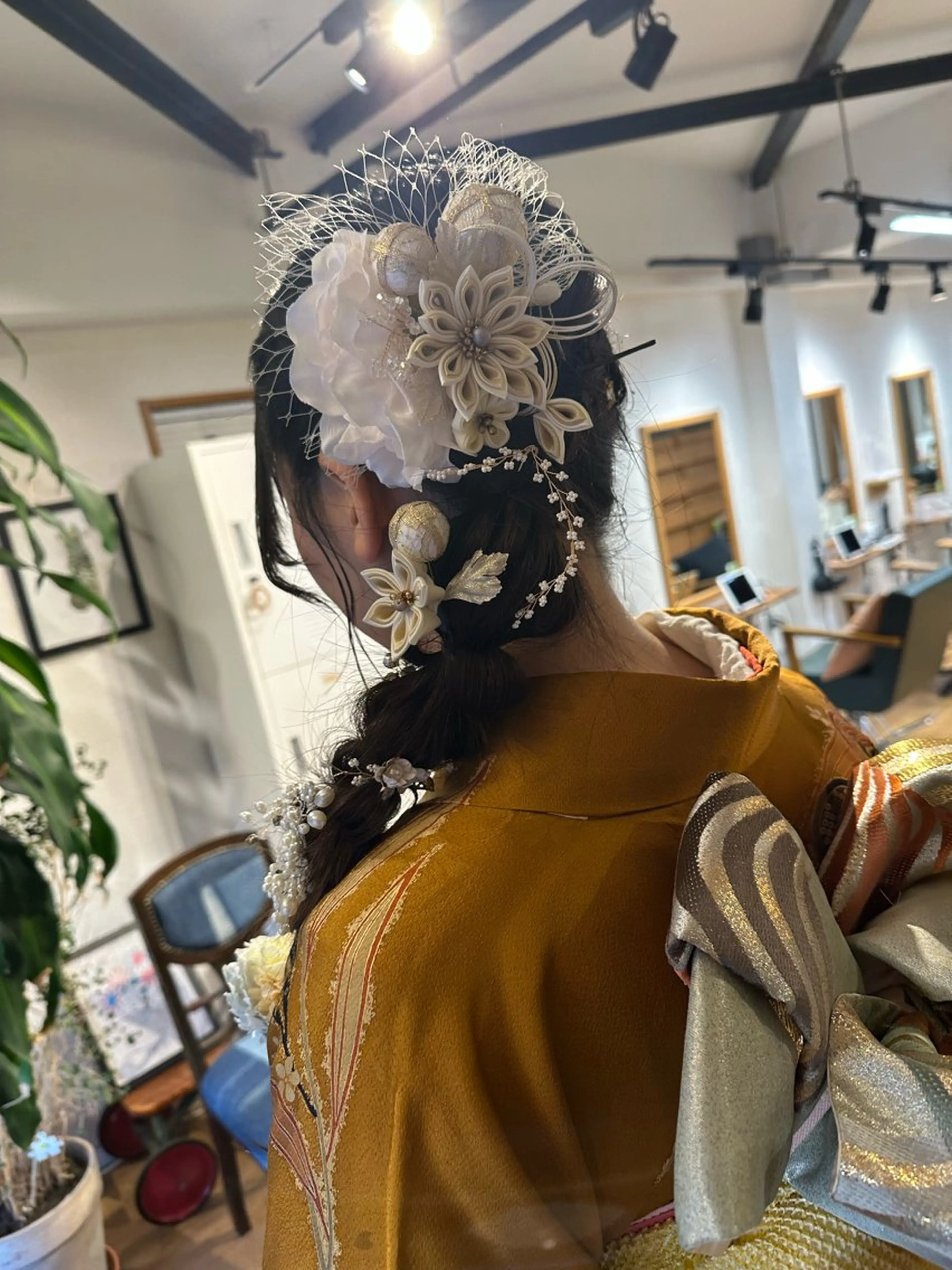 着付け ショート🌼パーマ 本間正子のヘアスタイル