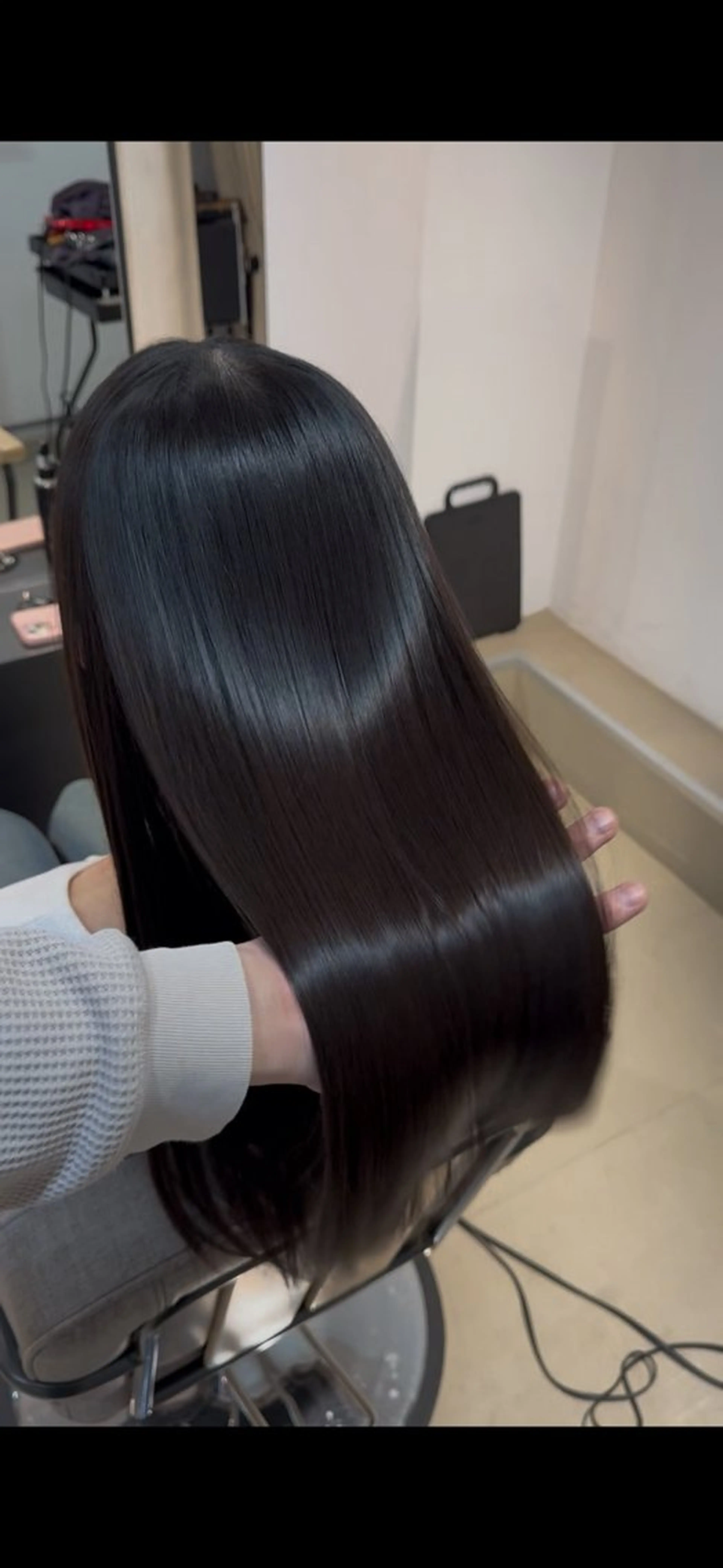 セミロング カット トリートメント ⭕️縮毛矯正×艶髪 /賀川サトシ⭕️のヘアスタイル