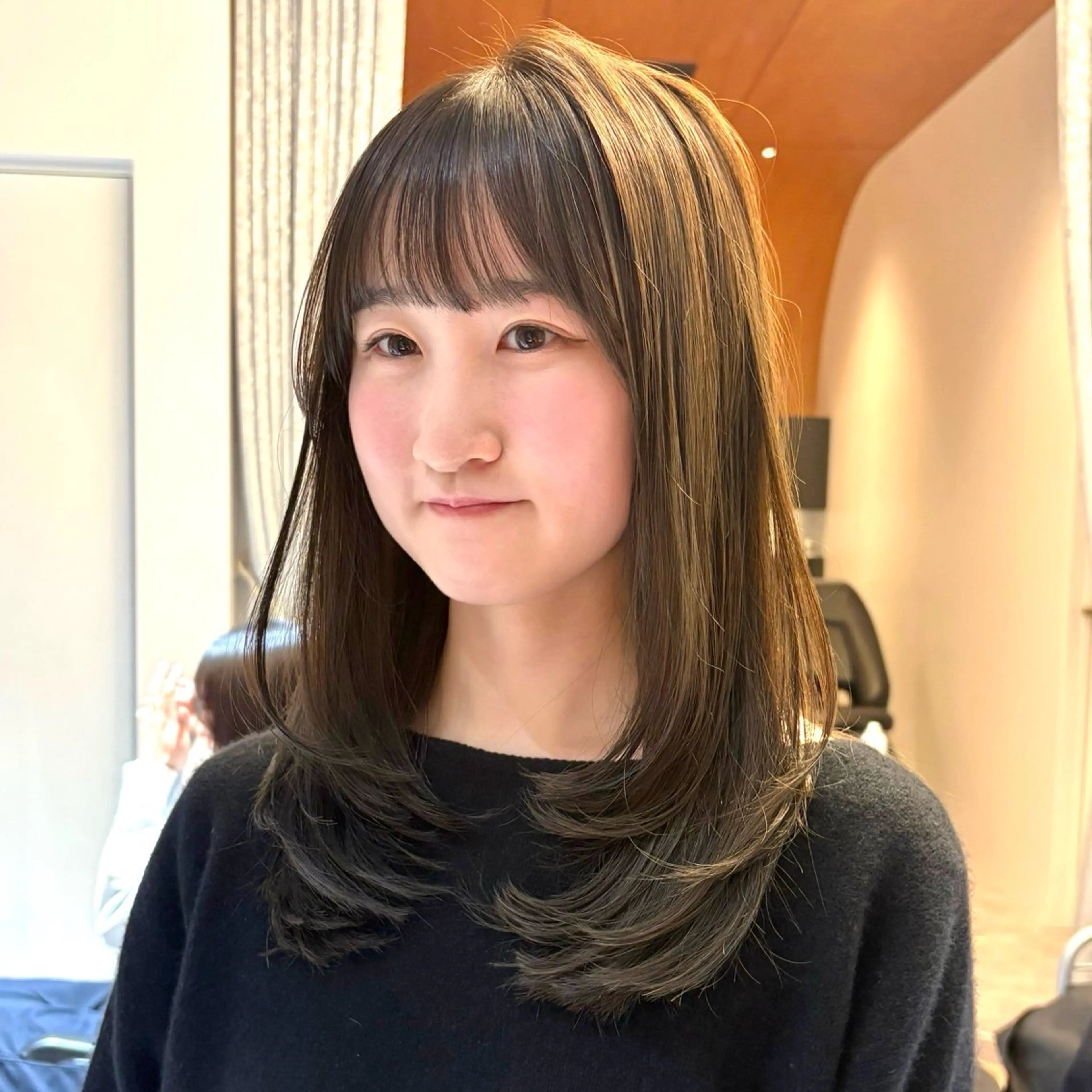 ロング 村山 結香菜のヘアスタイル