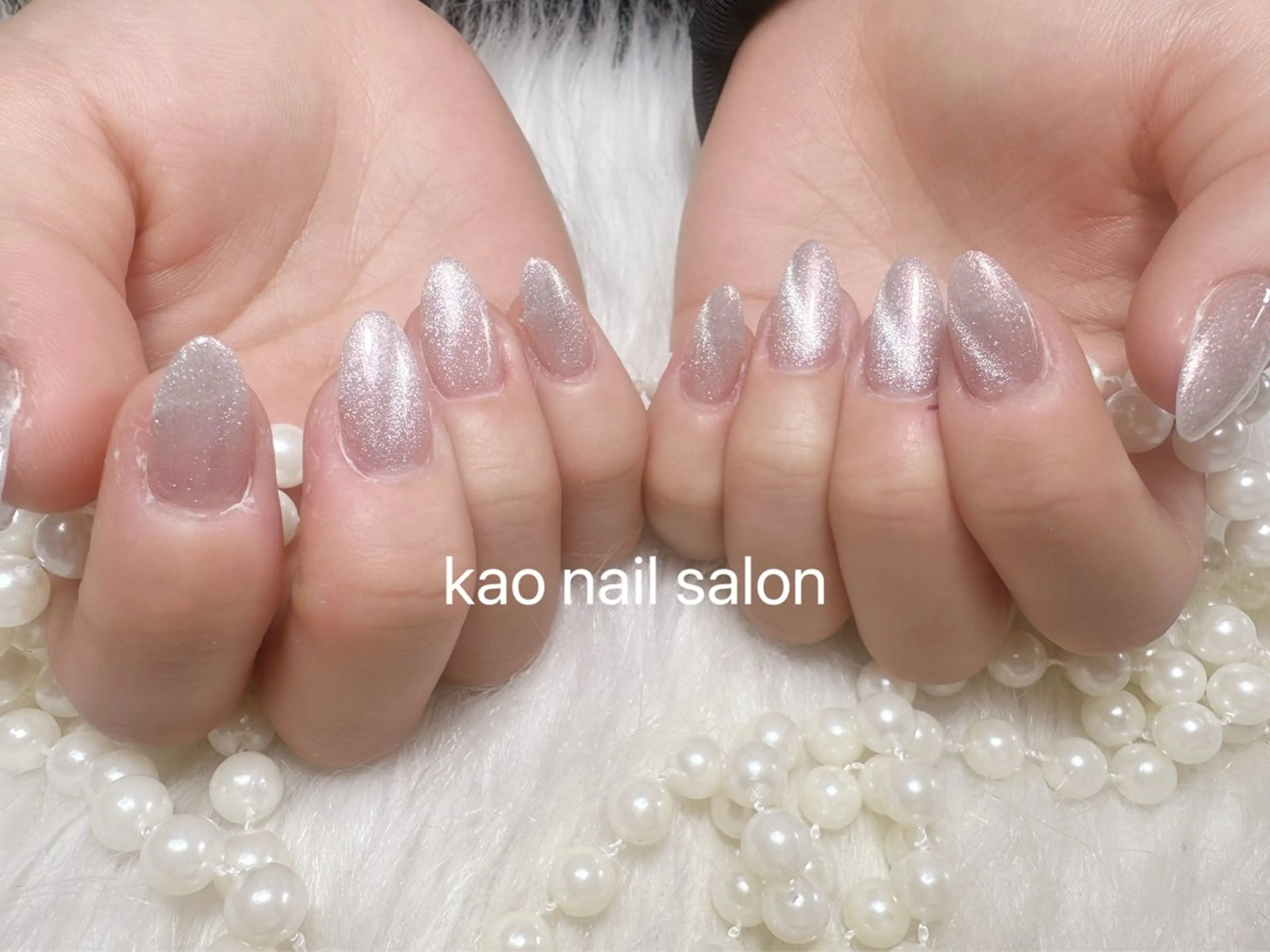 ネイル ハンドネイル kao nail マグネット/長さだしのネイルデザイン