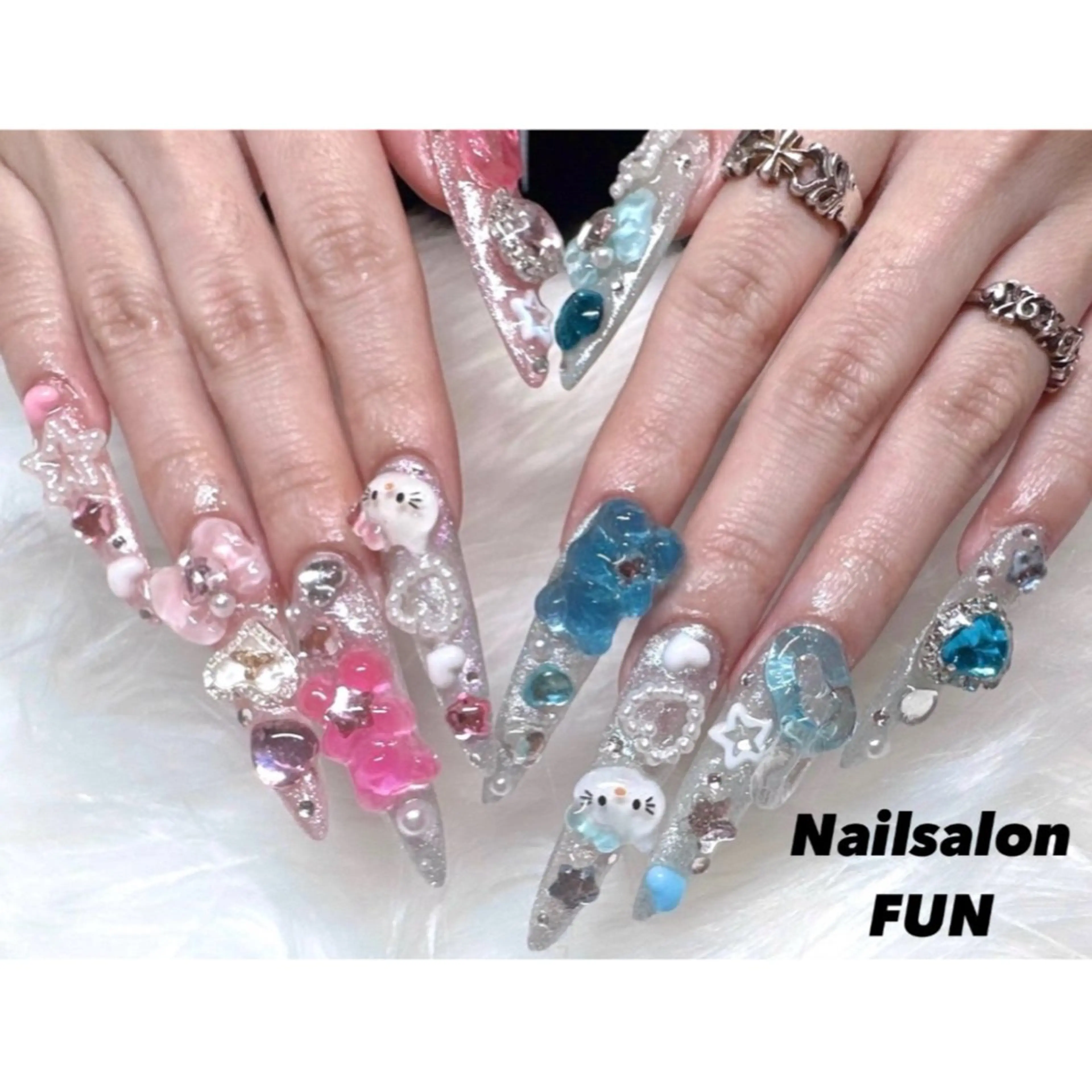 ネイル アートネイル スカルプネイル Nailsalon FUN🌈のネイルデザイン