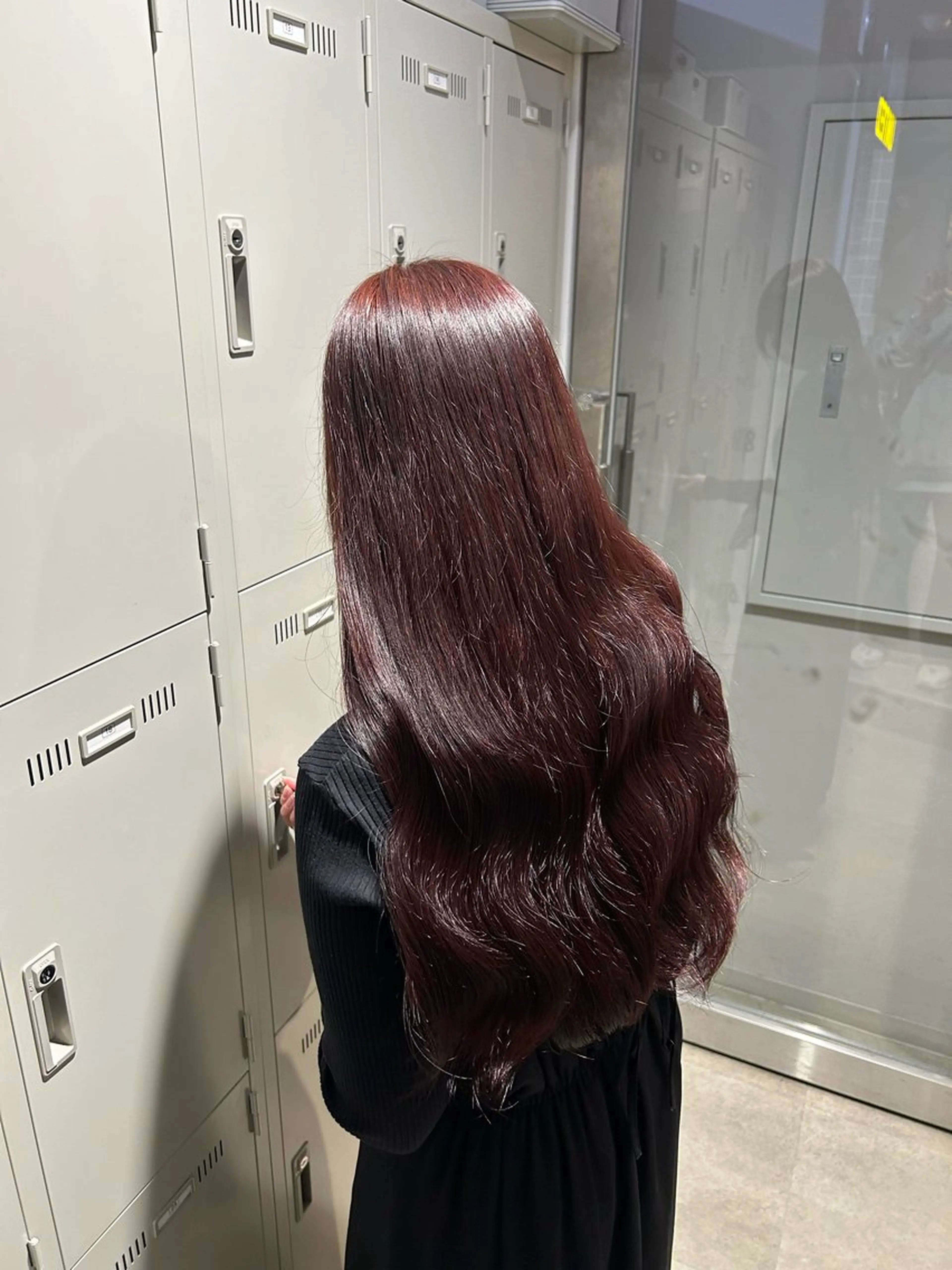 カラー 透明感ベージュ🤎 ナチュラルレイヤーのヘアスタイル