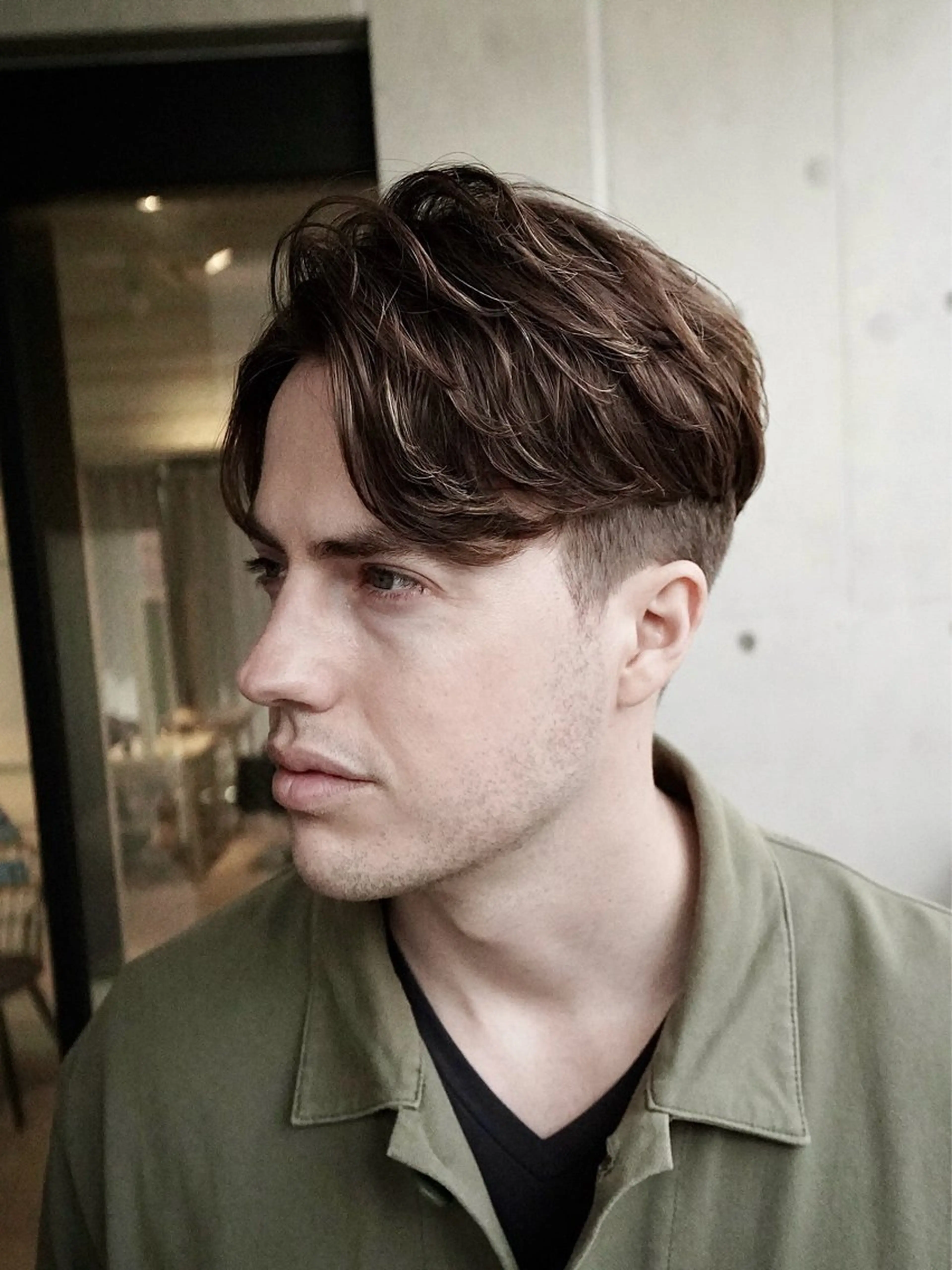 ミディアム メンズ 外国人風カラー Infinis所属・かずき 💈毛流れ💈のヘアスタイル