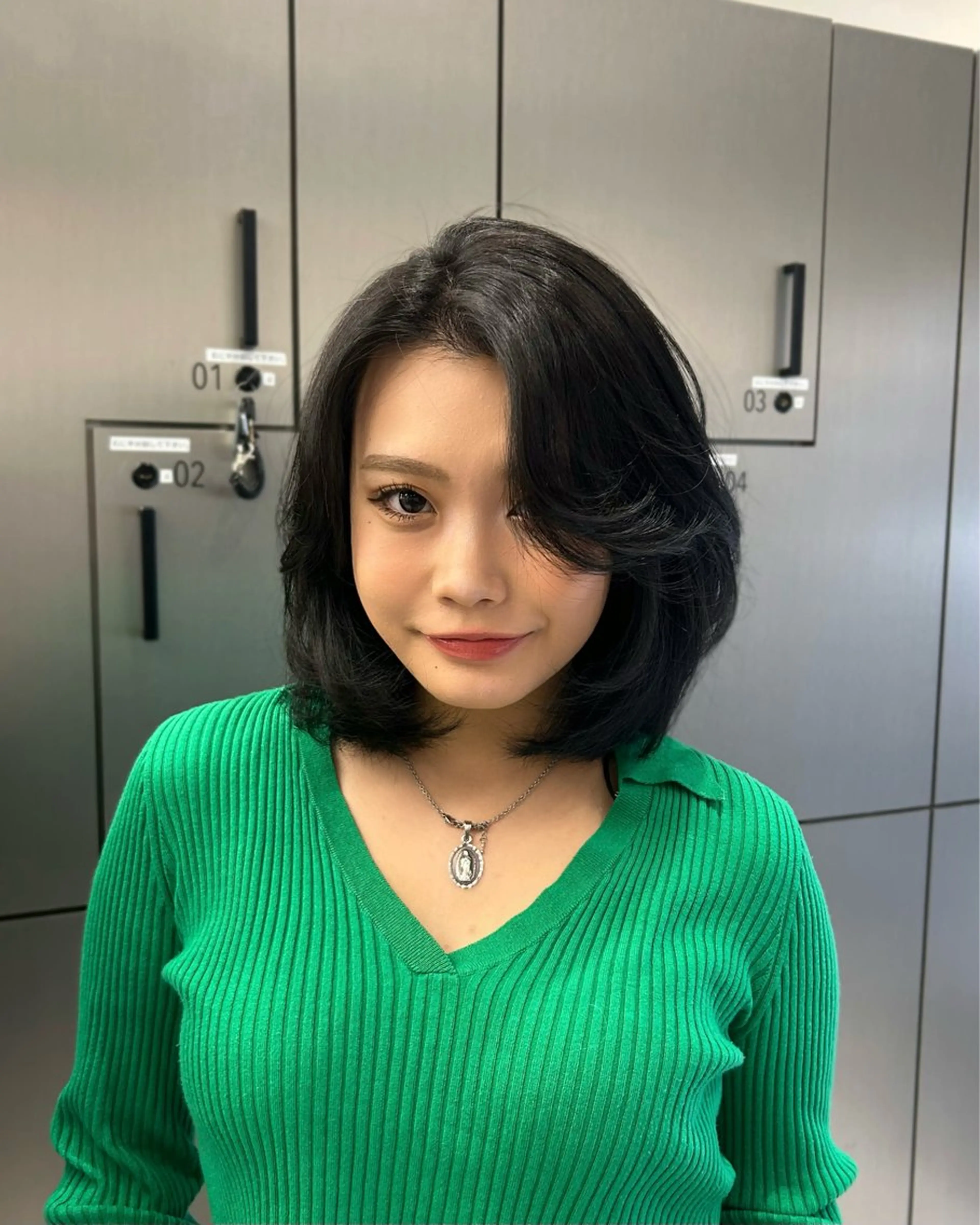 ミディアム ボブレイヤー ボブ レイヤーカット 大人レイヤー/艶美髪 🇺🇸TOMONAのヘアスタイル