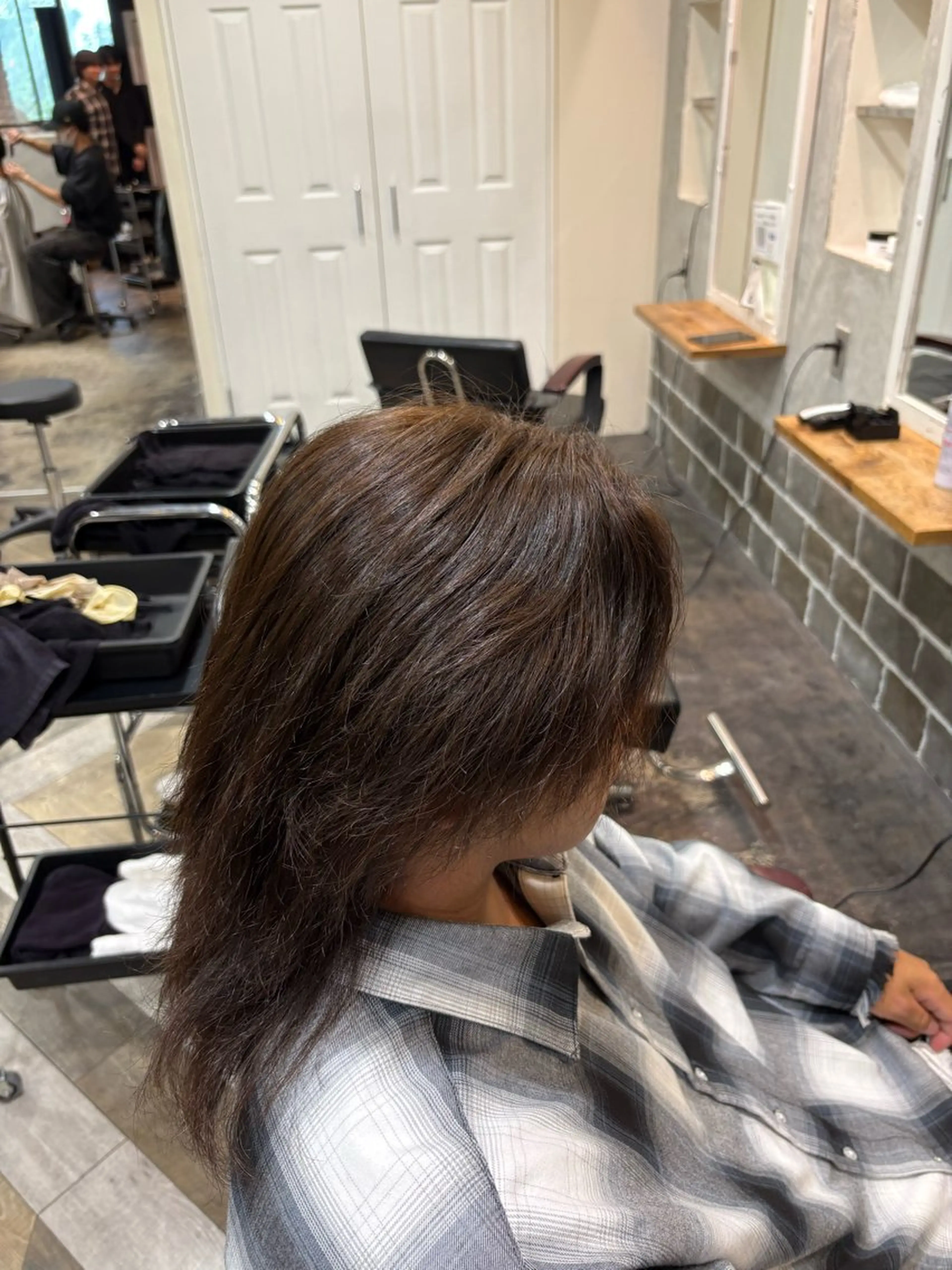 メンズ ヘアカラー 今枝 優斗のヘアスタイル