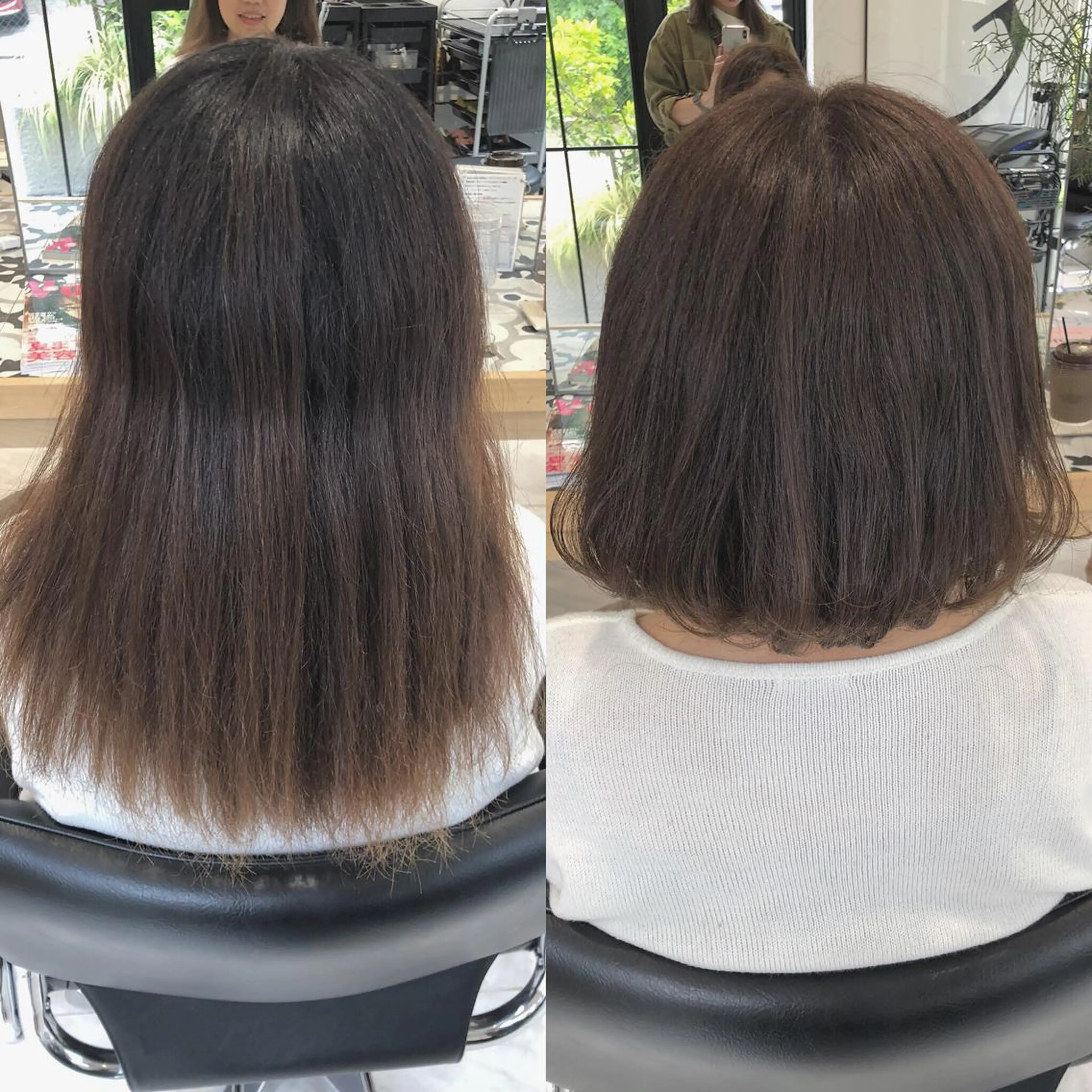 ショート ボブ 荒木 依莉亜のヘアスタイル