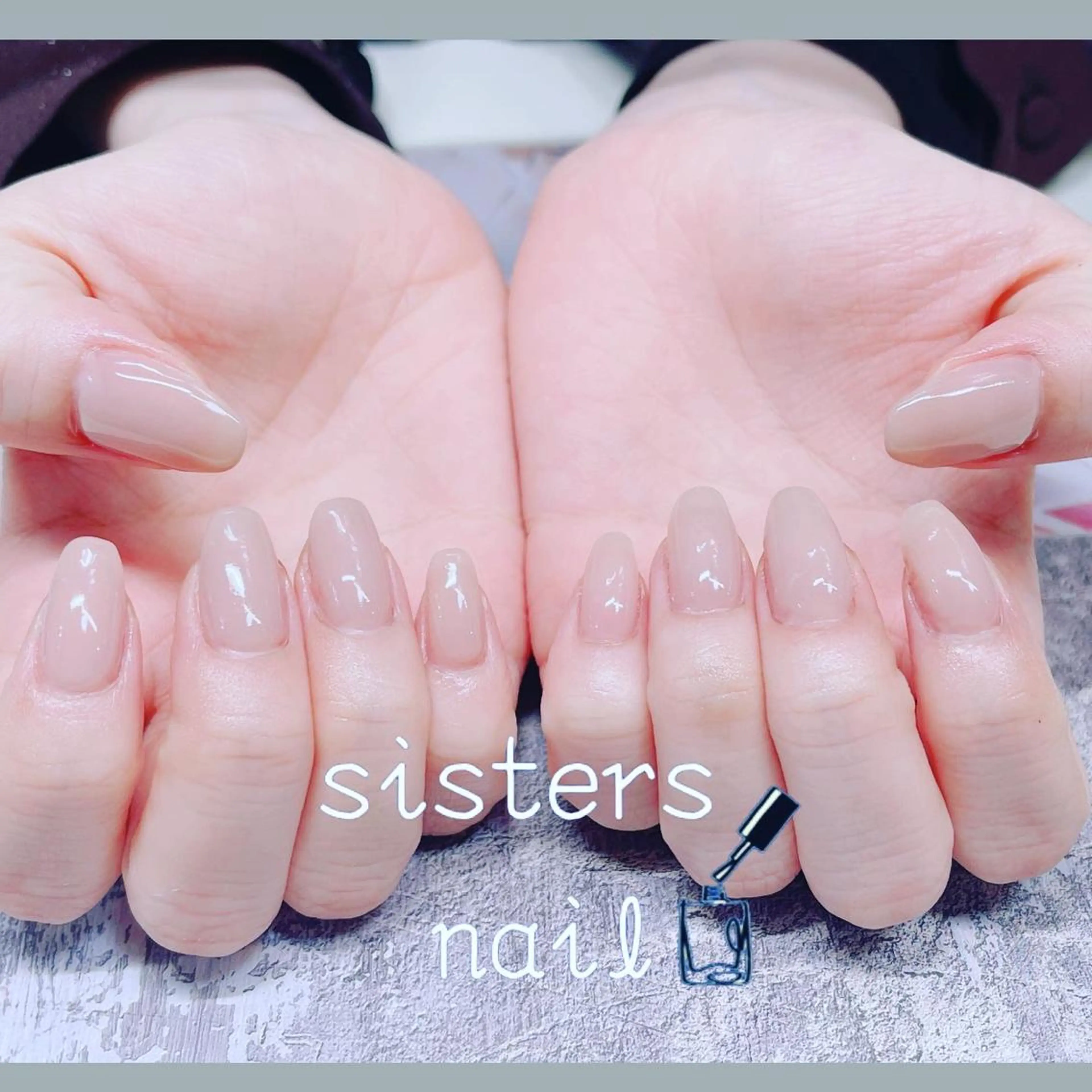 ネイル アートネイル ニュアンスネイル オフィスネイル シンプルネイル 春ネイル sisters nail.fのネイルデザイン