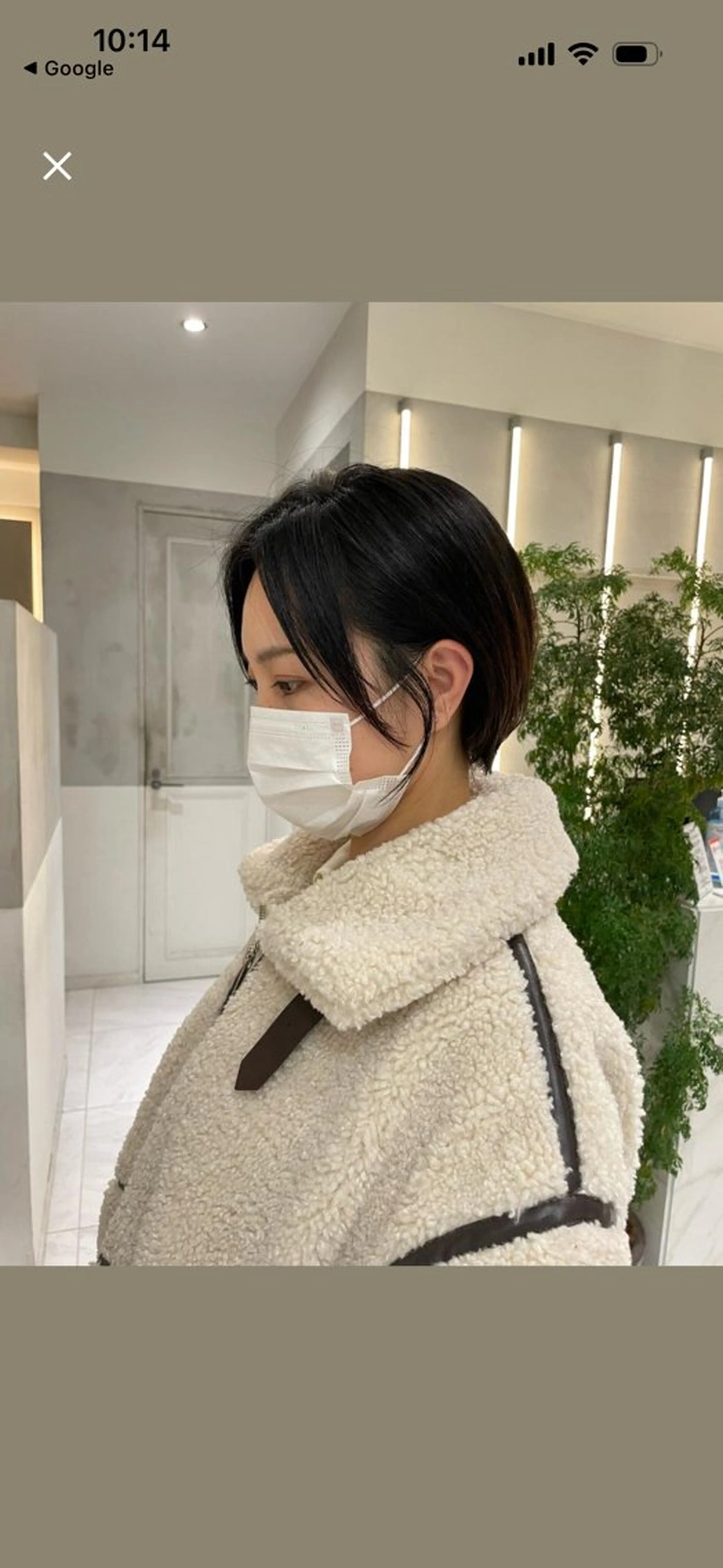 ショート 似合わせカットカラー 💎モエのヘアスタイル