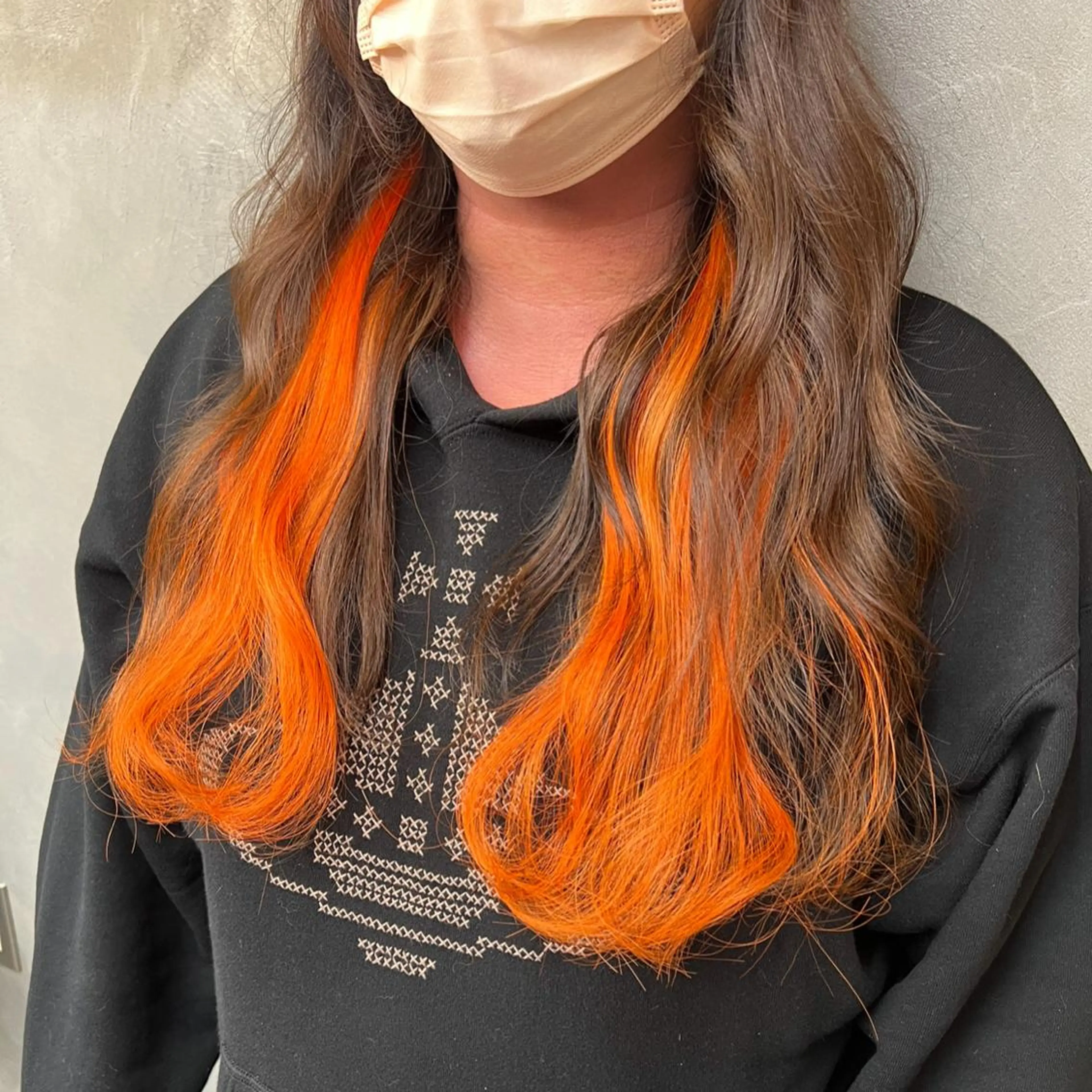 ロング エクステ CS made by SHACHU栄店所属・❤️‍🔥シールエク ＋カラー京❤️‍🔥のヘアスタイル