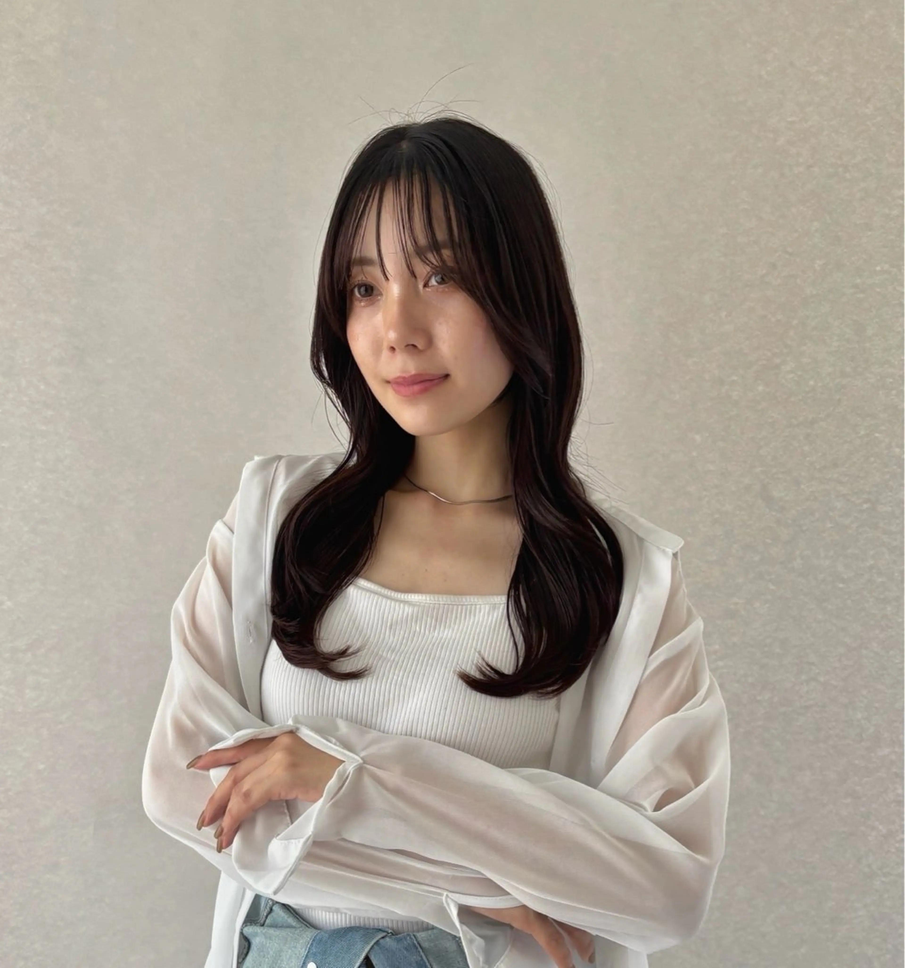 ロング カラー ヘアアレンジ ブラウンカラー レイヤーカット カット ヘアカラー ヘアセット 艶髪/レイヤーカット 🐣misakiのヘアスタイル